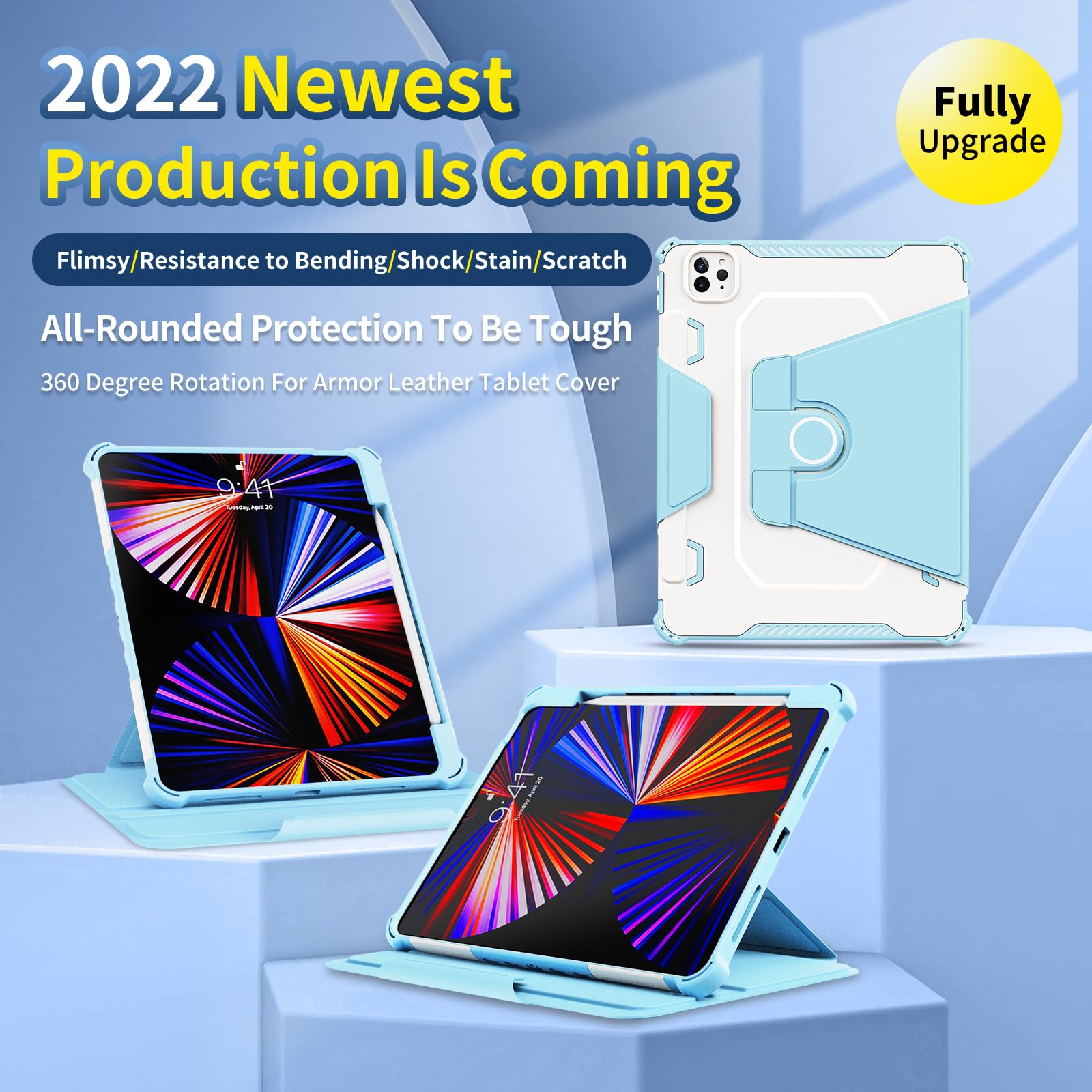 Etui z podstawką do iPada Air 11 cali M4/M3/M2 (2026/2025/2024) z uchwytem