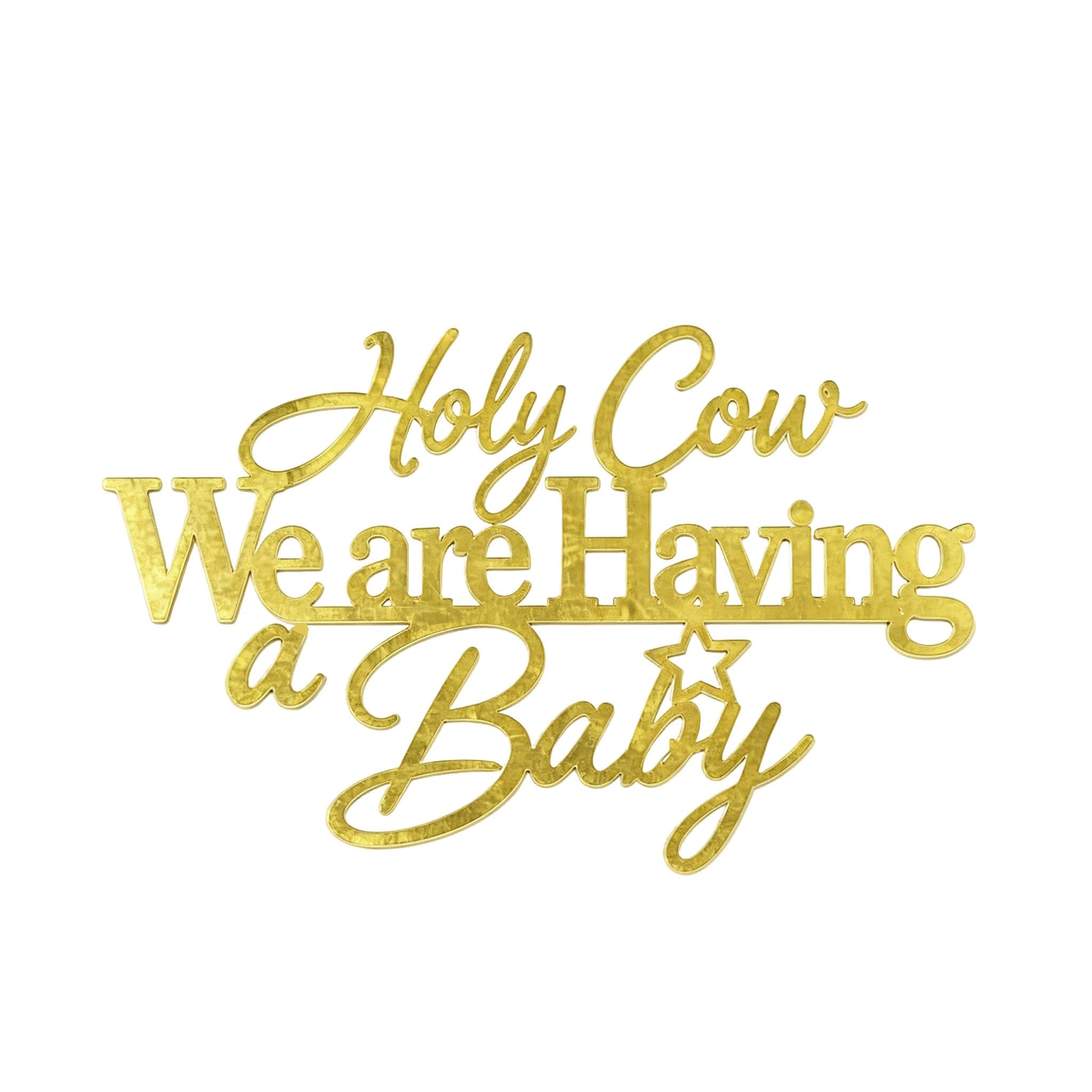Hqkjgsyx Wood Color Wooden We're Having A Baby Sign For Backdrop,Baby Shower Party Sign For Backdrop Decor,Pregnant Announcement Gender Reveal Party Wall Decorations,Welcome Baby Party Decorations Supplies