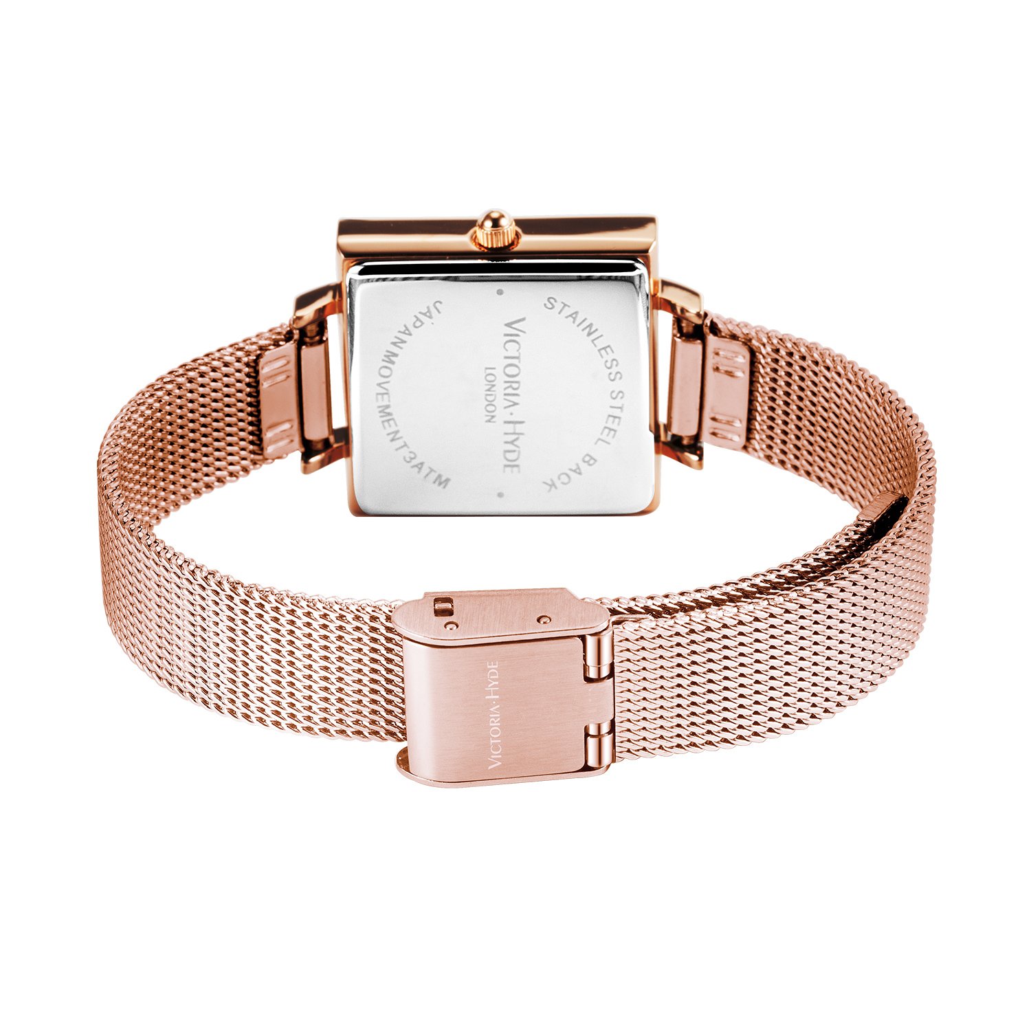 VICTORIA HYDE Orologi da Donna Quarzo Analogico Quadrante quadrato/rotondo Con Arco/Farfalla 3D Pelle/Acciaio Inossidabile Strap