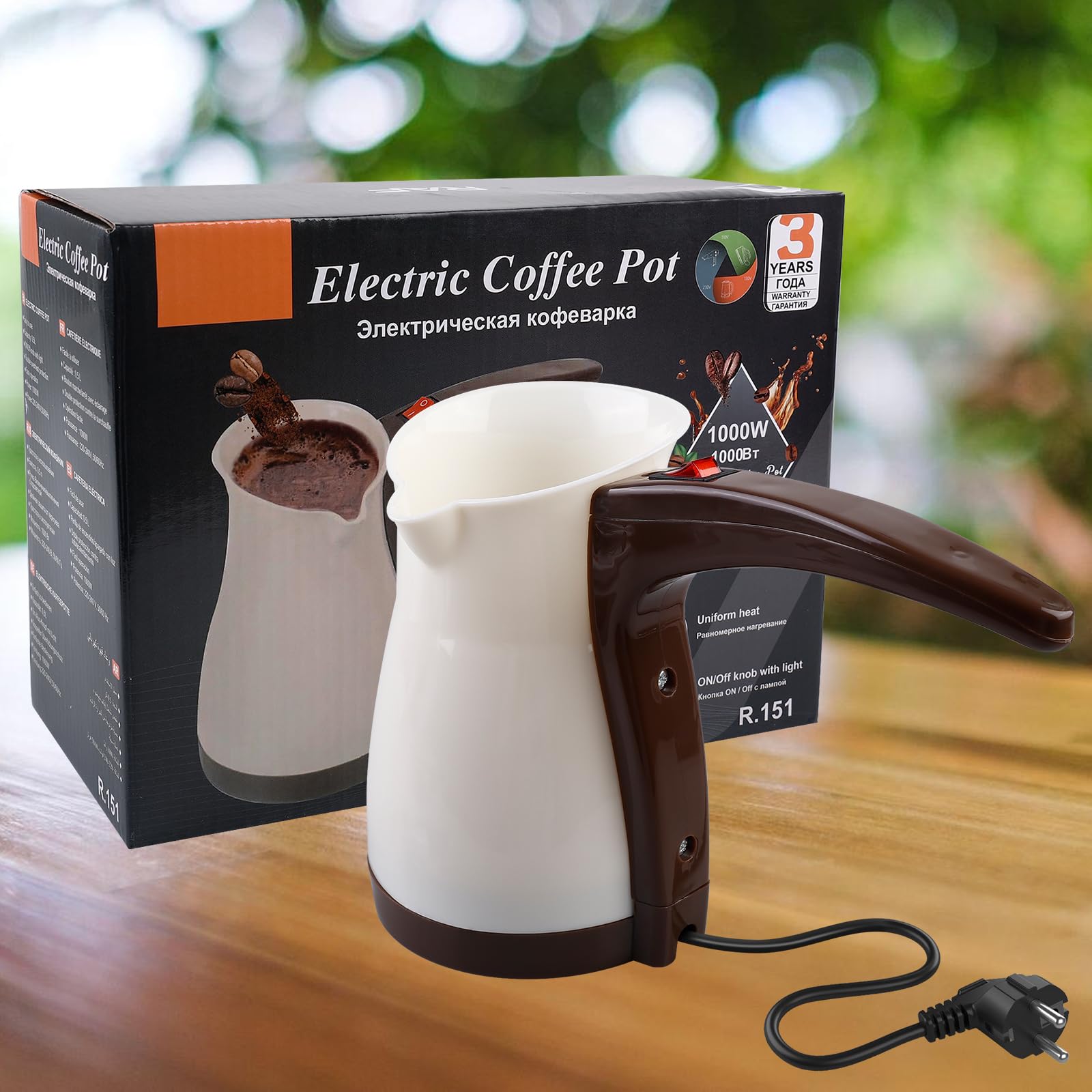 Turkse koffiekan, 500 ml koffiepot, mokkakan, Turkse koffiekoker