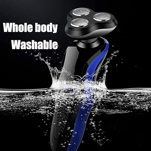 Miniatura 4 de Maquinilla de afeitar eléctrica para hombres – Afeitadoras rotativas 4 en 1 para hombres – Kit de aseo eléctrico – Maquinillas de afeitar húmedas y