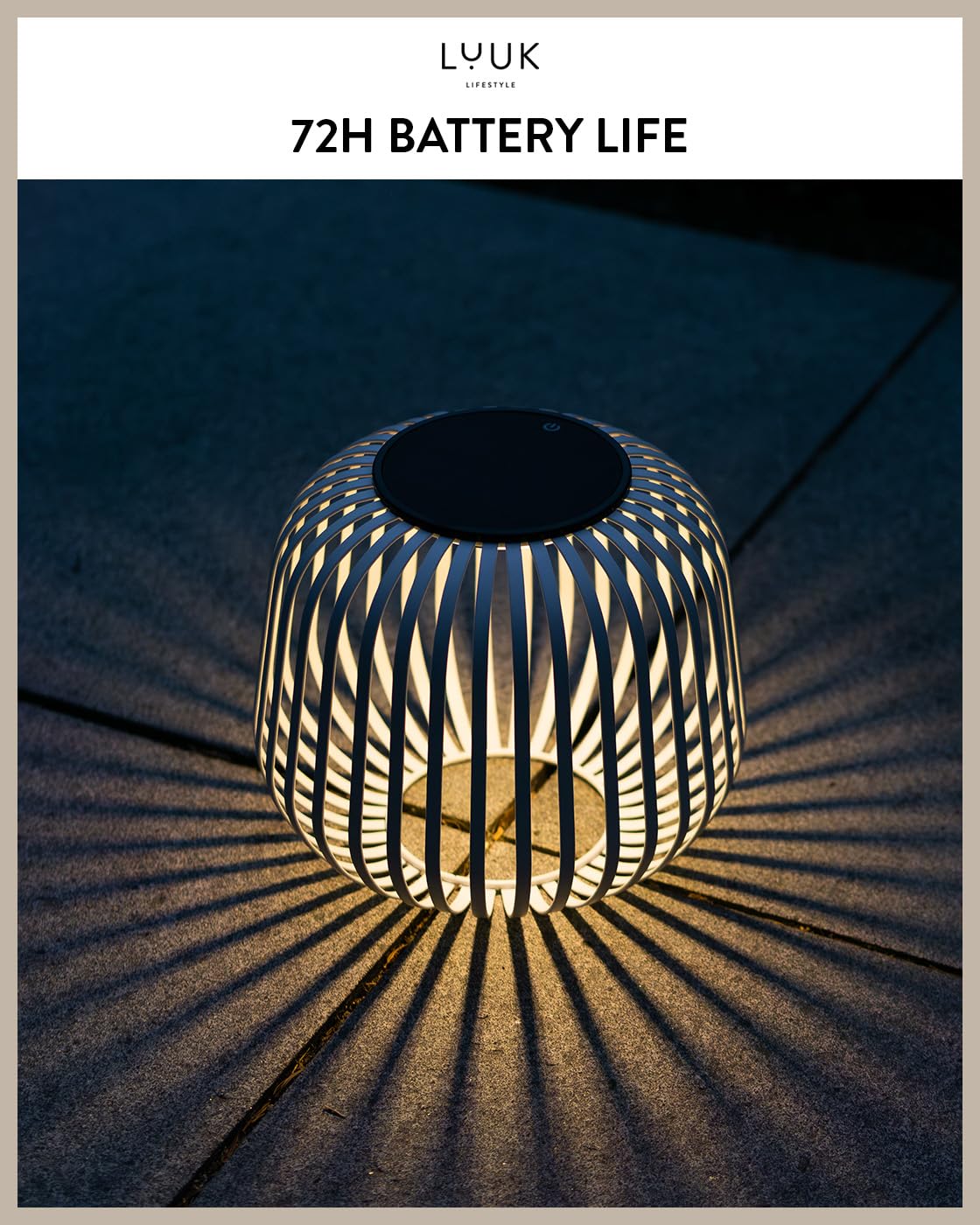 Rietveld Licht - Zoxx Toronto Solar, een fraaie en stevige design buitenlamp voorzien van led