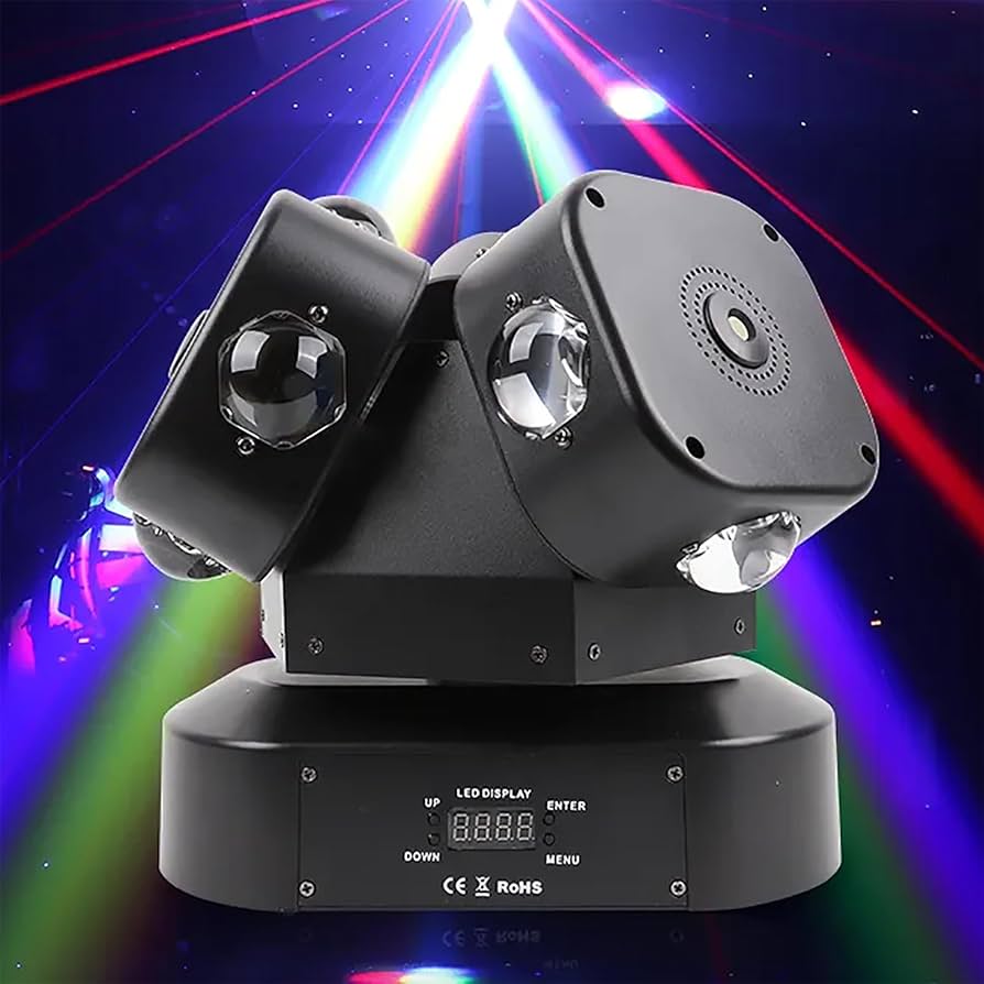 ムービングライト 2台 Amazon.co.jp: BETOPPER 舞台照明 ステージライト LED 回転 8色