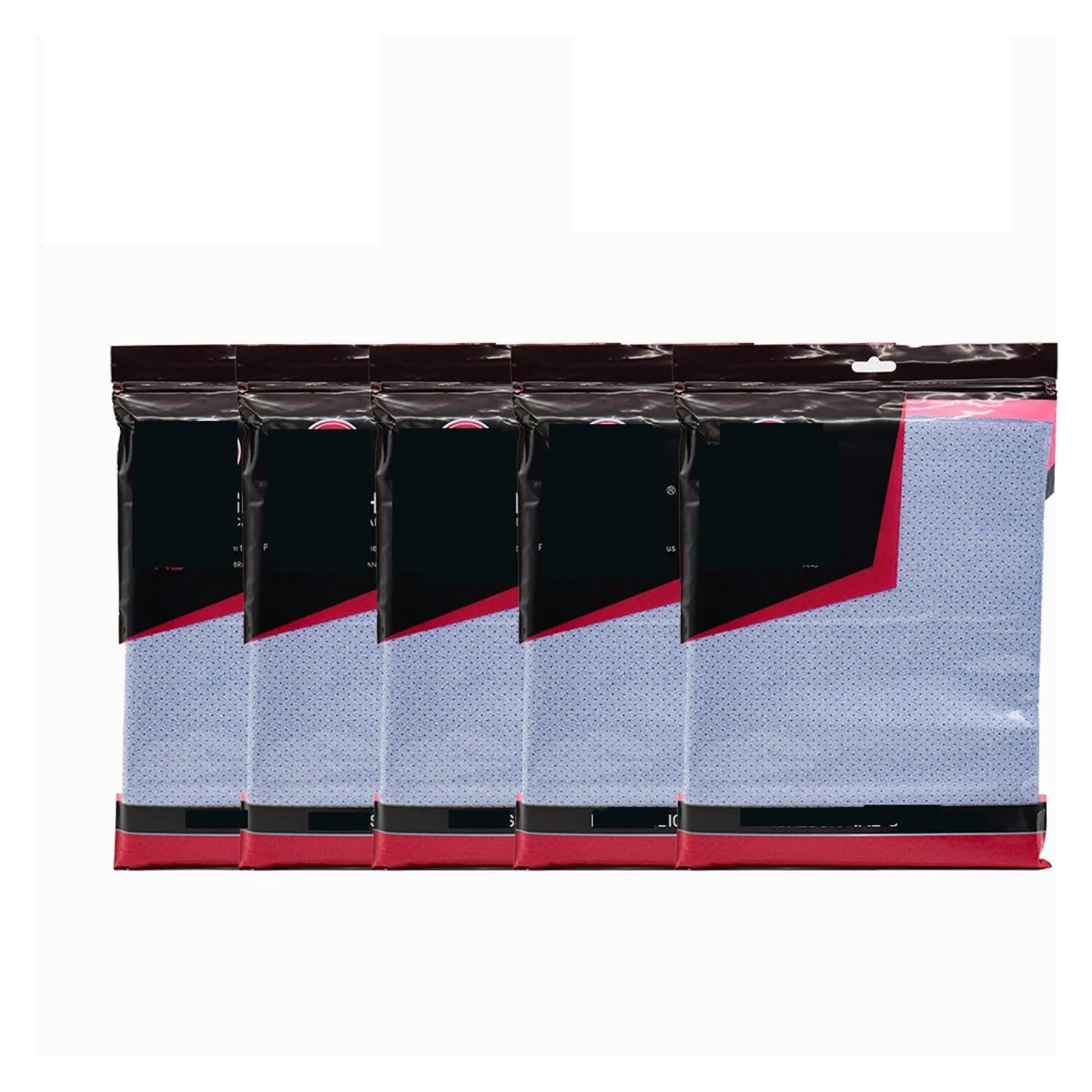Chiffons de Nettoyage de détail Non Pelucheux, à Haute Absorption, sans Rayures, 50x40cm(5pcs Blue)
