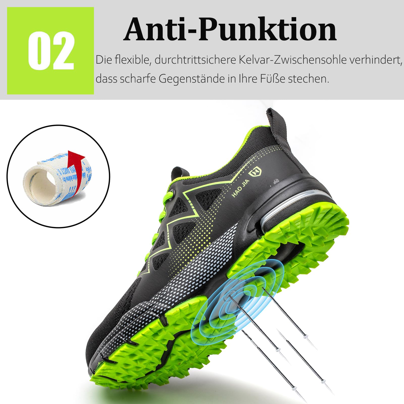Zapatos de Seguridad Hombre Mujer Ligero Calzado de Seguridad Comodo Zapatos de Trabajo con Punta de Acero Transpirable Antideslizante