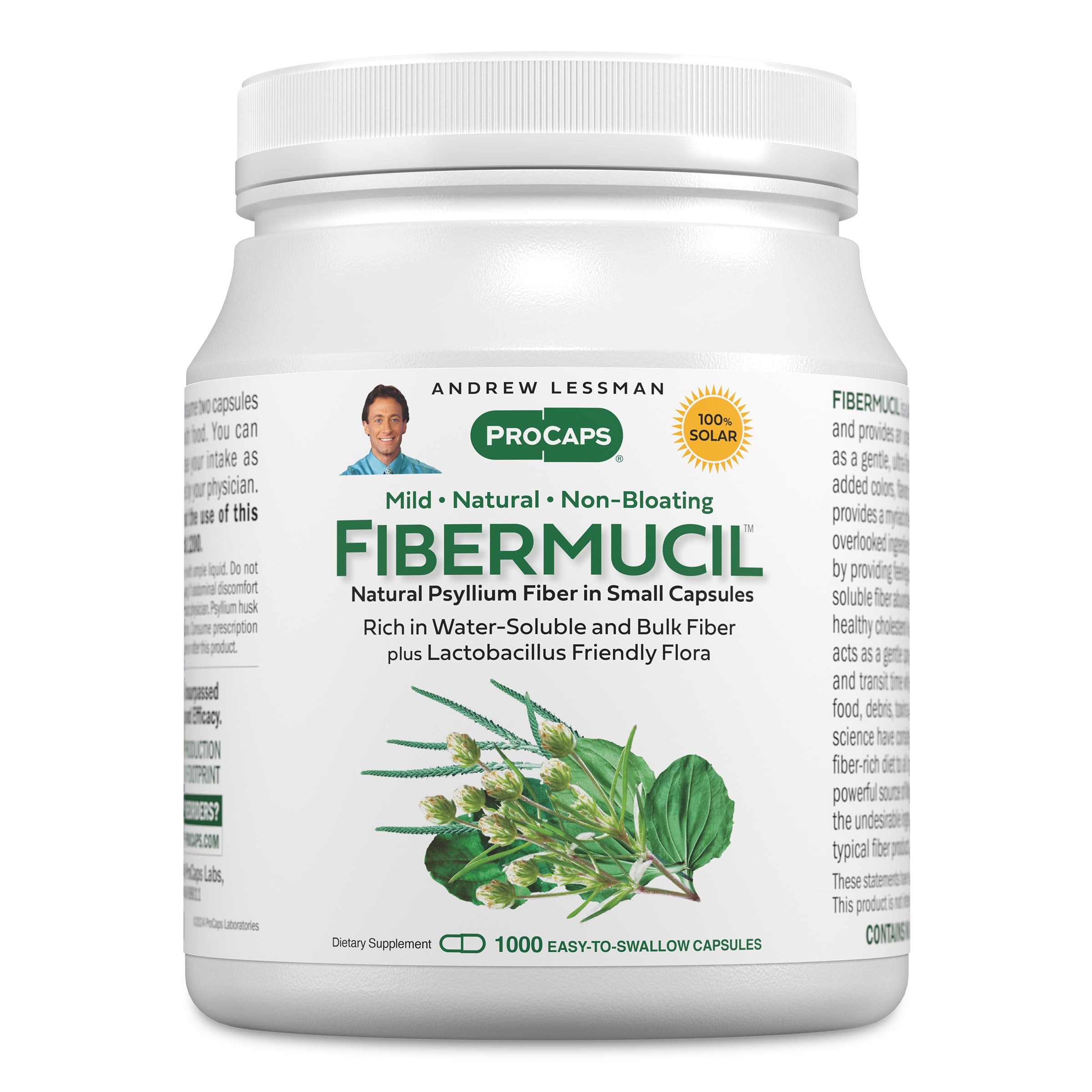 ANDREW LESSMAN Fibermucil 1000 Capsules