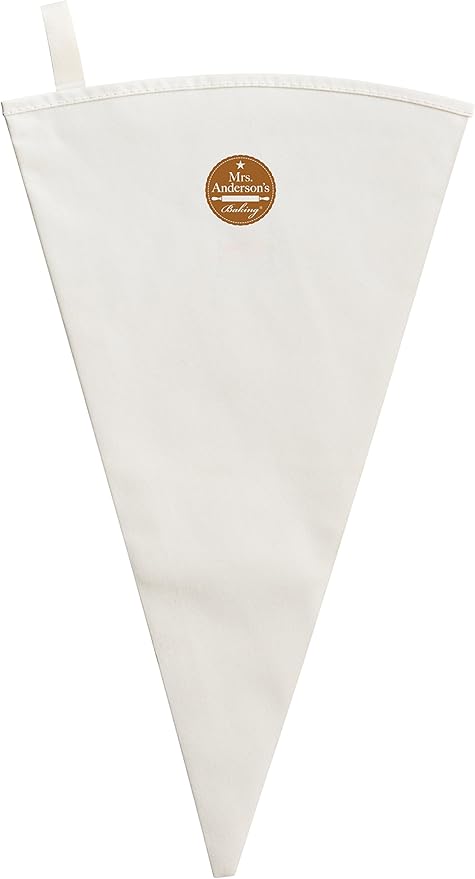 Mrs. Anderson’s Baking Reusable Cake Decorating Pastry Icing Bag, Cotton, 12-Inch