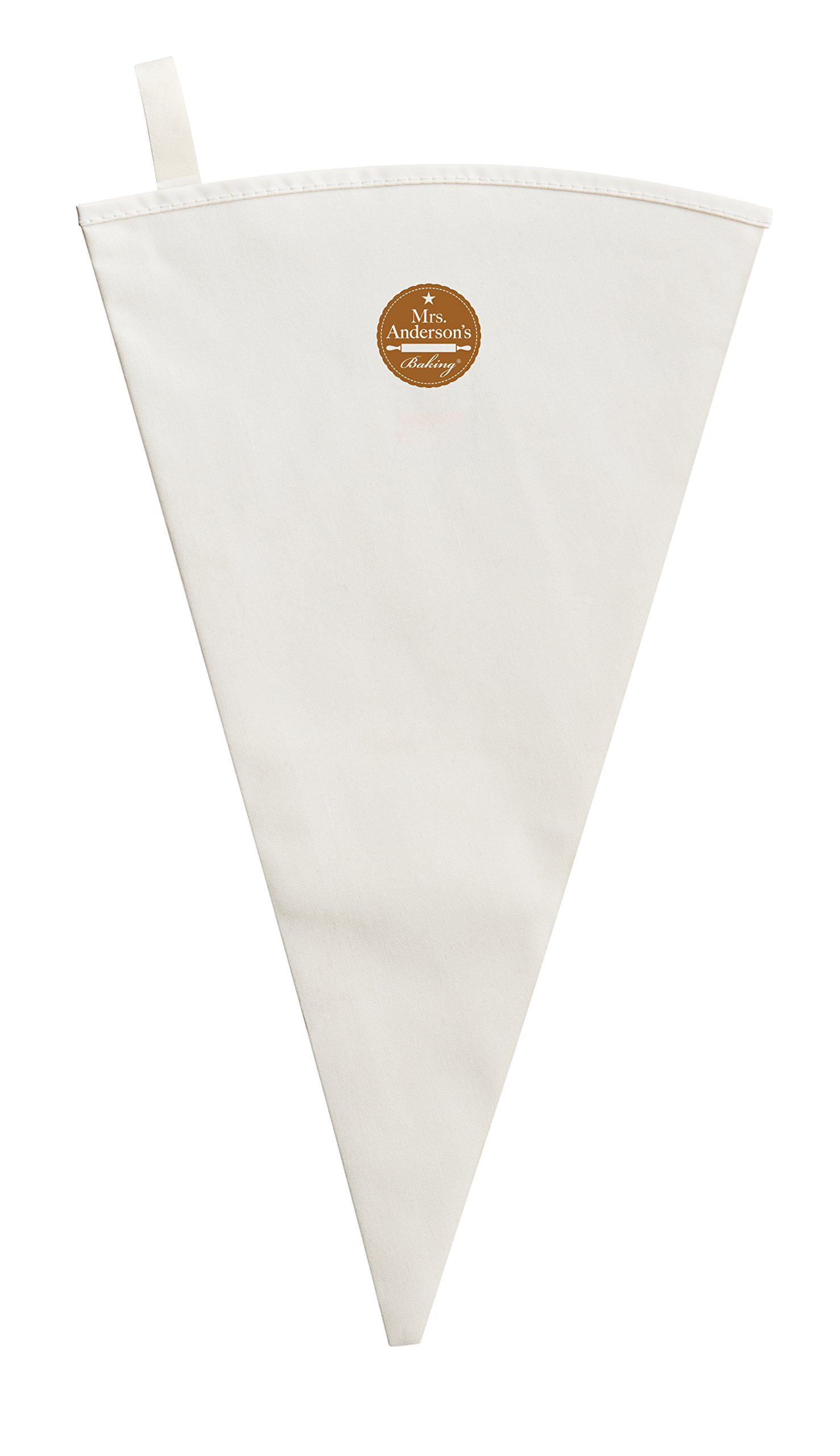 Mrs. Anderson's Baking93259 Cake Decorating Icing, Reinforced Cotton, 12-Inch, Reusable Pastry Bag