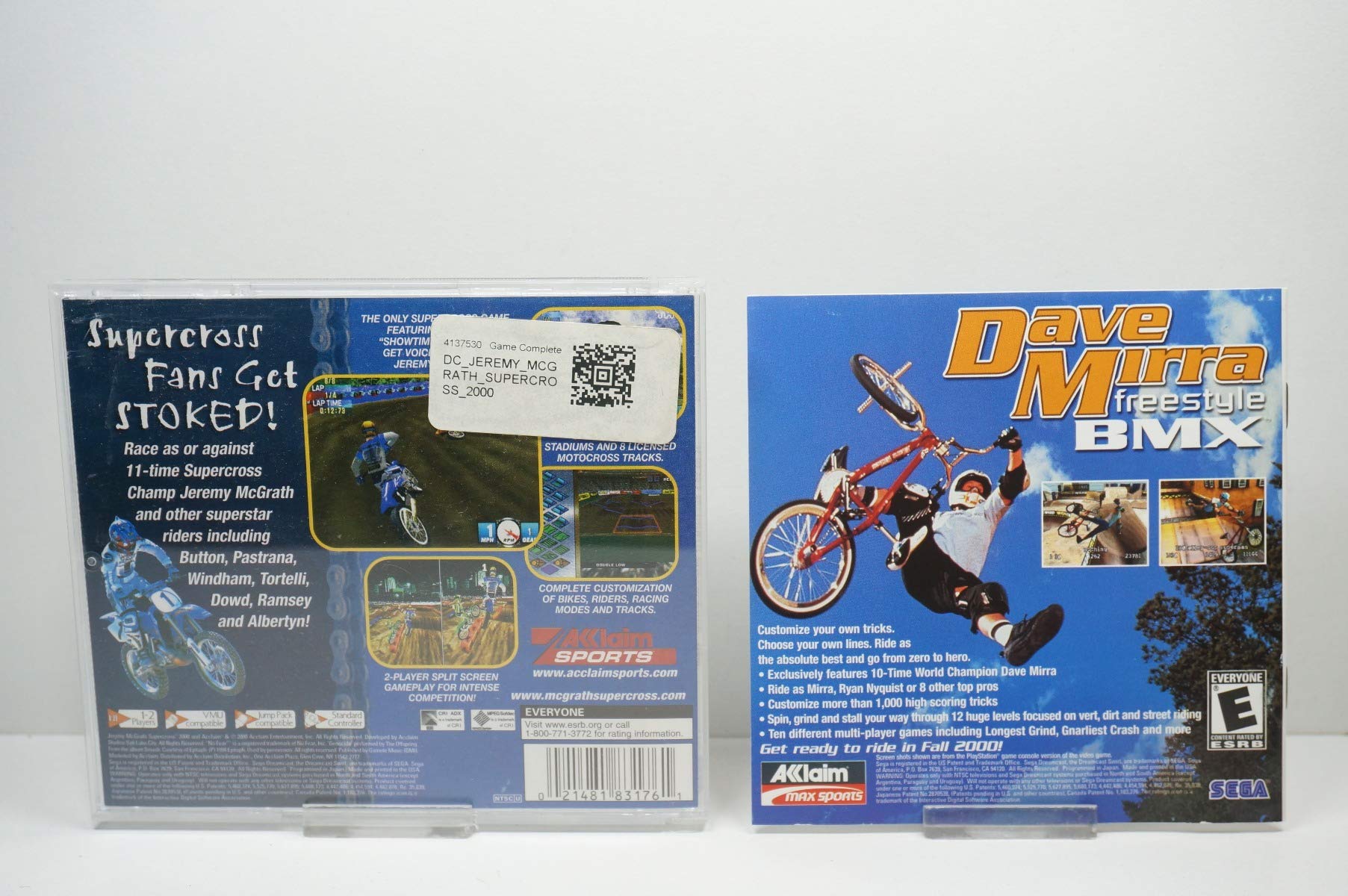 Amazon.com: Jeremy McGrath Supercross 2000 : Sega Dreamcast: Video