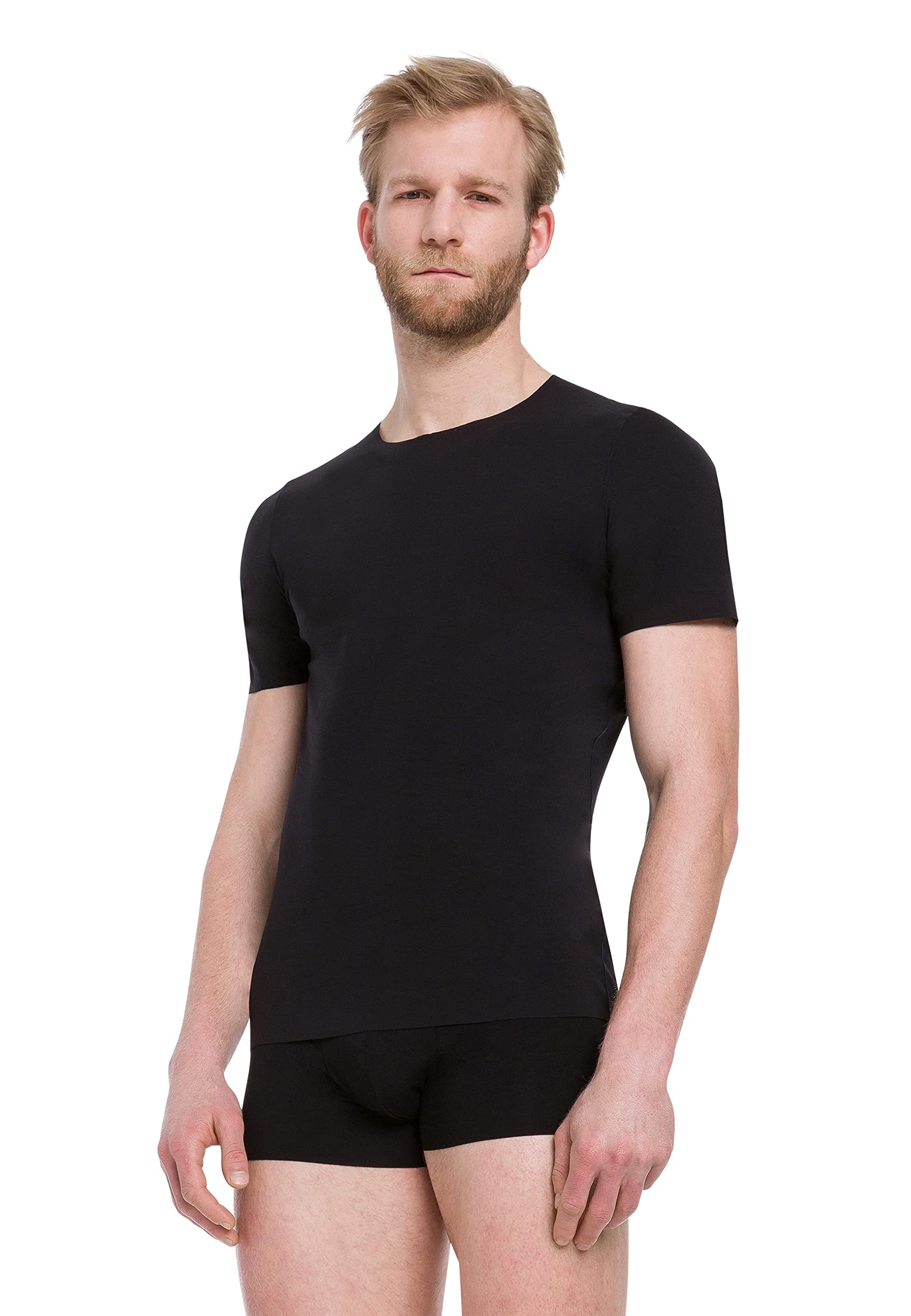 Wolford Męski podkoszulek męski Pure T-Shirt, czarny, L