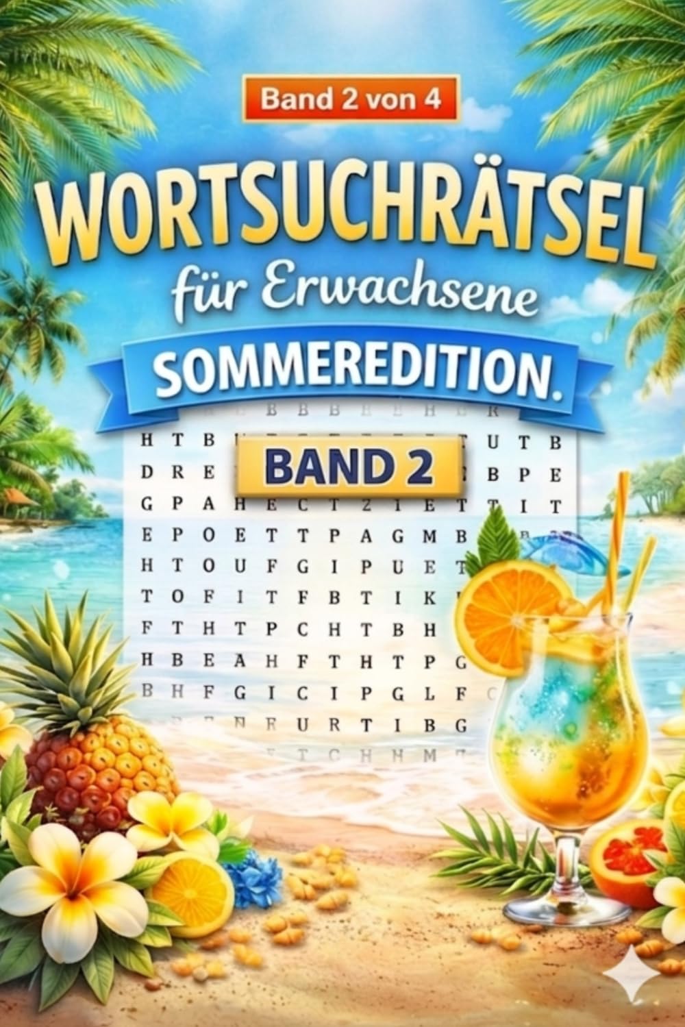 Wortsuchrätsel für Erwachsene & Senioren – Sommer Edition: Großdruck | 100 Rätsel von leicht bis schwer | Entspannen, Abschalten & Gehirntraining (Die Wortsuchrätsel-Jahreszeitenreihe)
