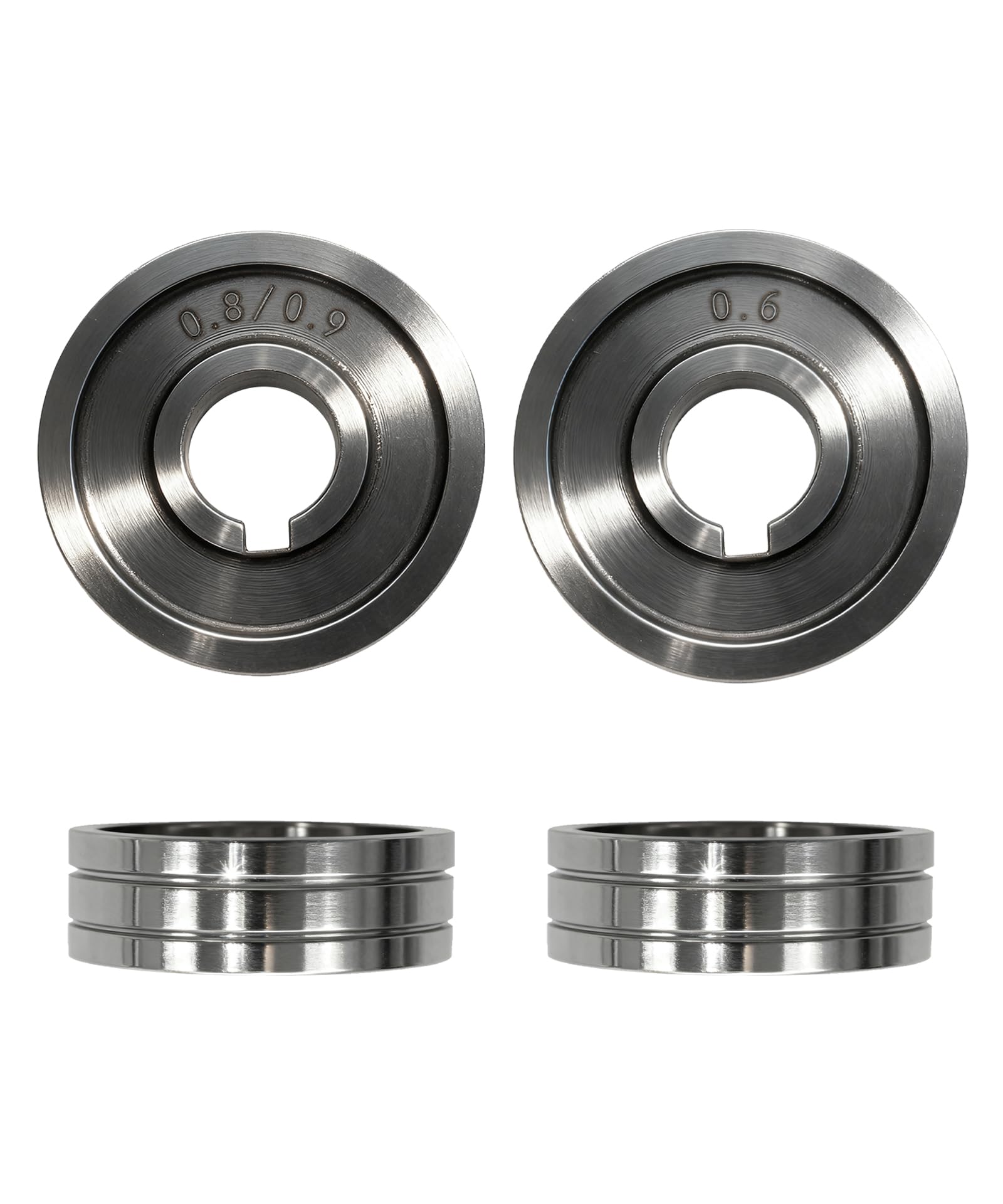 Rouleau de fil d'alimentation MIG à triple rainure en V de 0.58 à 0.89 mm