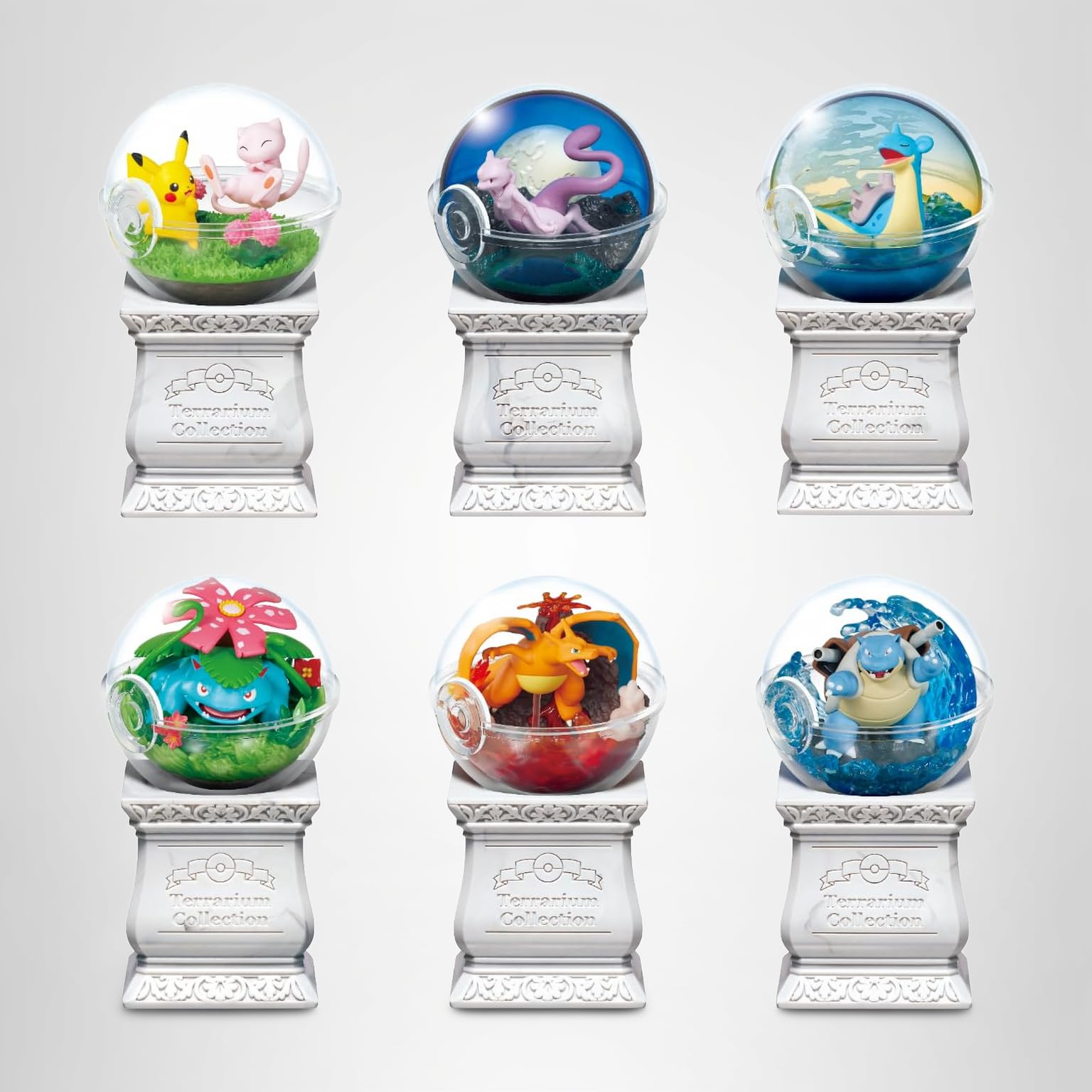 【未組立品】ポケモン テラリウムコレクション4 コンプリート 6種類 リーメント(RE-MENT) ポケットモンスター テラリウムコレクション15 1BOX