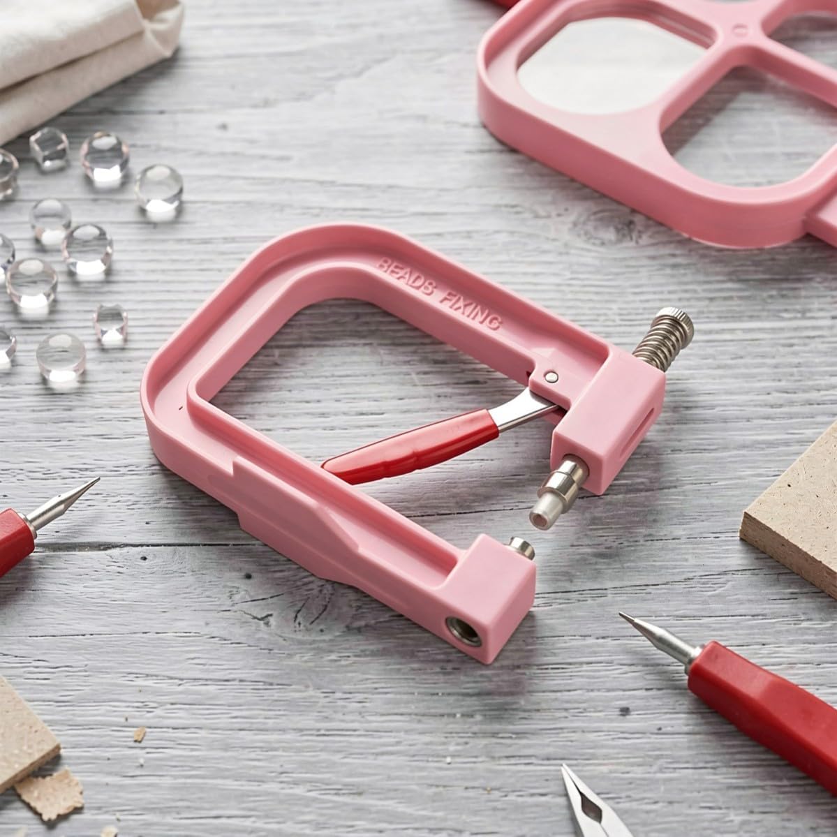 Pearl Riveting Hand Tool for DIY Clothing and Embellishments