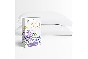 Carressa Linen Egyptian Cotton Pillowcases: Indulge in Luxurious Comfort