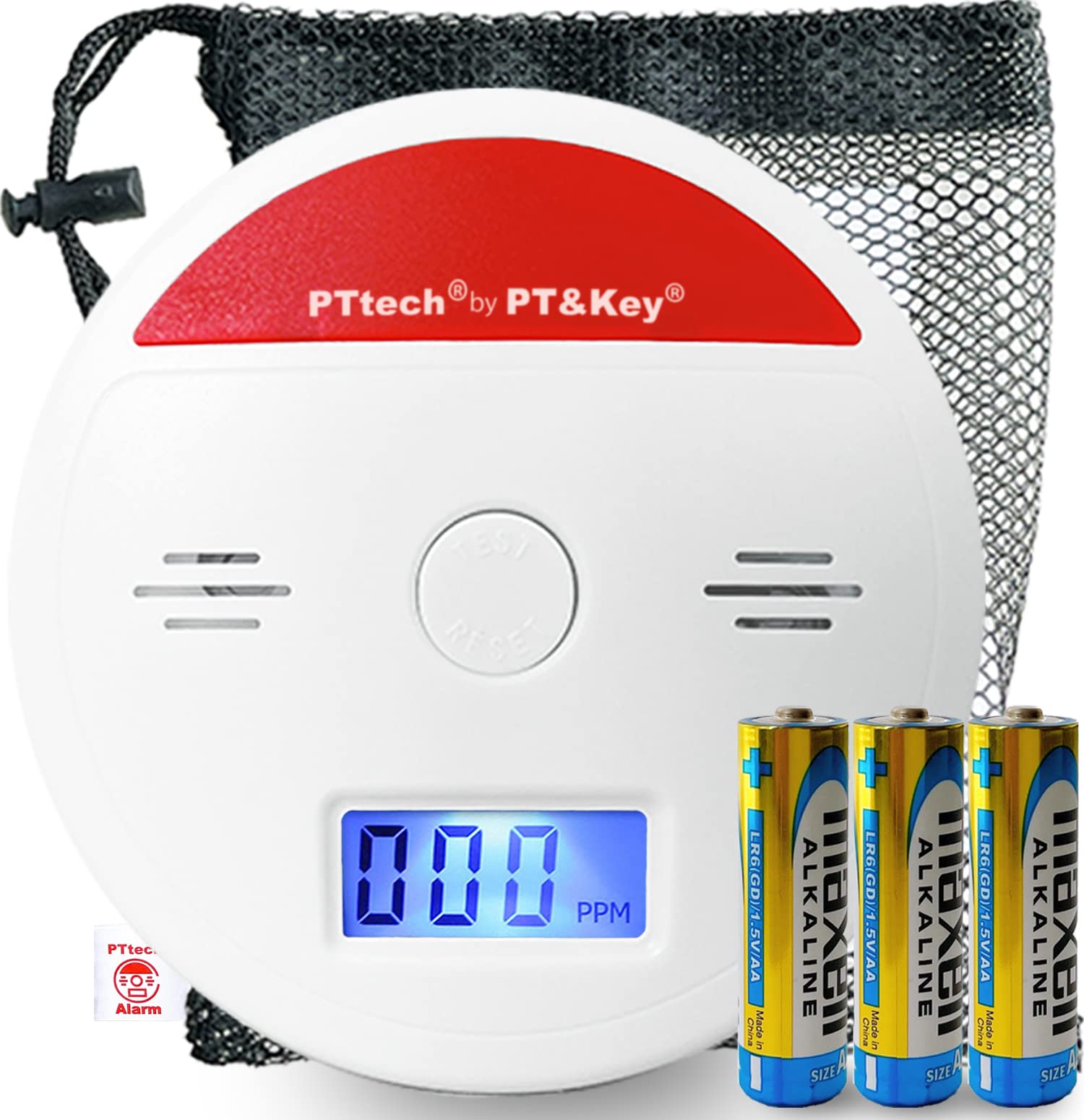 Amazon.co.jp: 【 防災製品等推奨マーク認証品】PTTech 一酸化炭素 