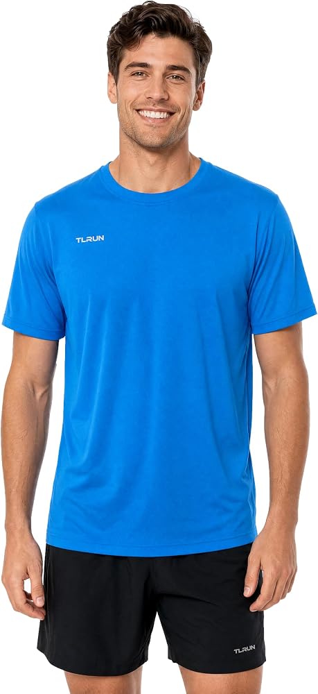 Men’s Running T-Shirt, Lightweight Quick Dry Reflective Tee