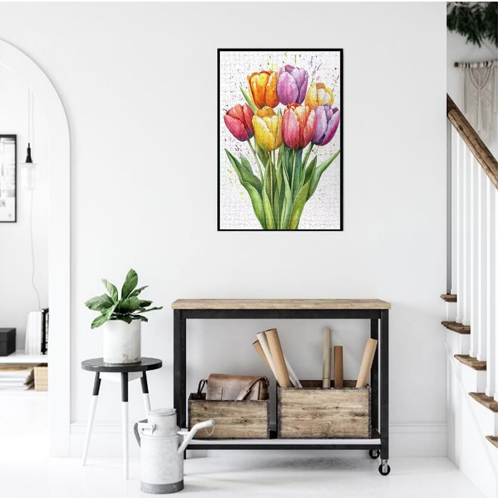 Flor Puzzle 1500 Piezas,Rompecabezas Adultos de Madera,Día De La Madre Puzzles Juegos Divertidos/Relajantes/Desafiantes para Adultos y Principiantes,como Regalo para Amigos y Seres Queridos M-1442