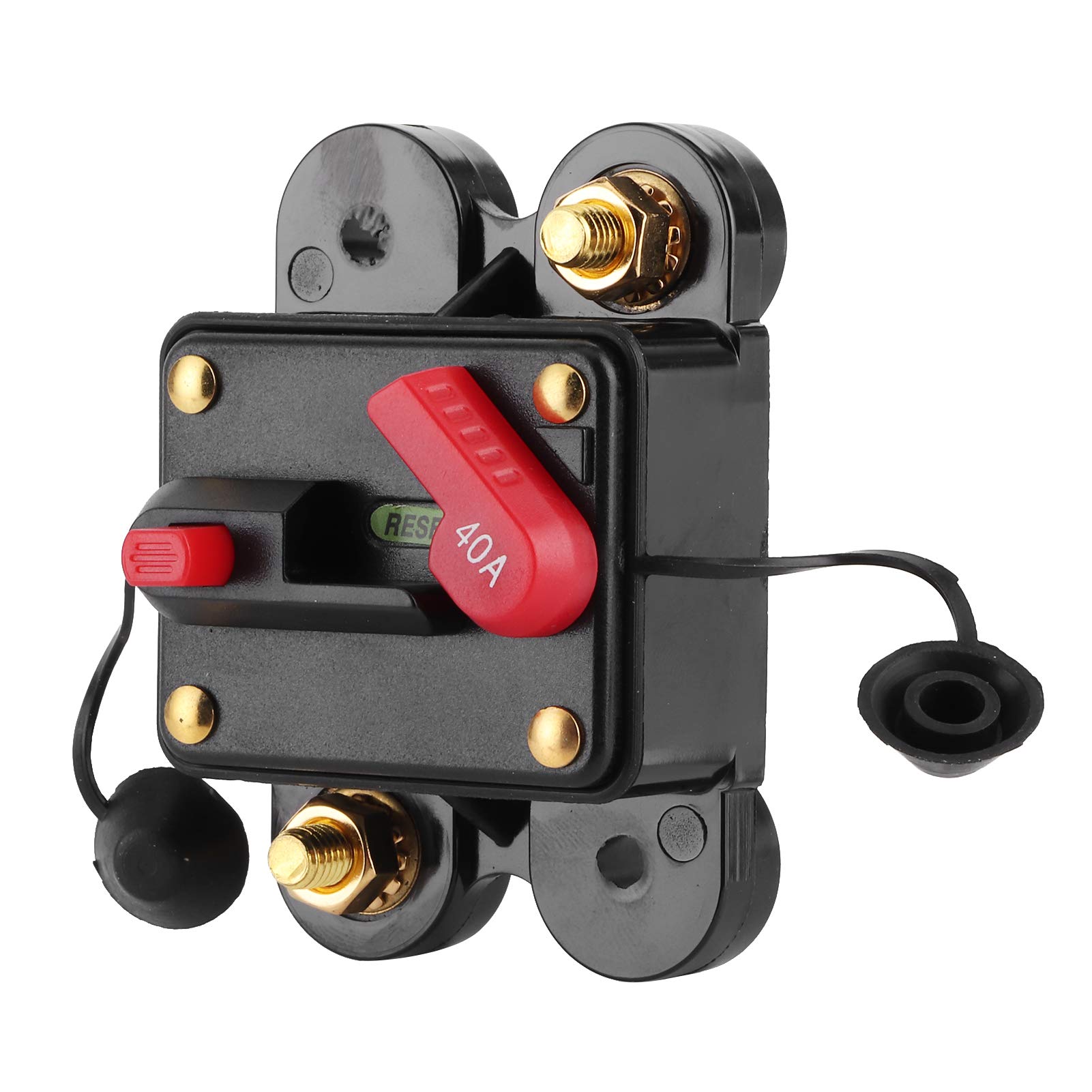 Przełącznik mocy, samochodowy system audio, automatyczny wyłącznik mocy 12 V-24 V DC, ochrona samochodu, łodzi, stereo (B(40A))