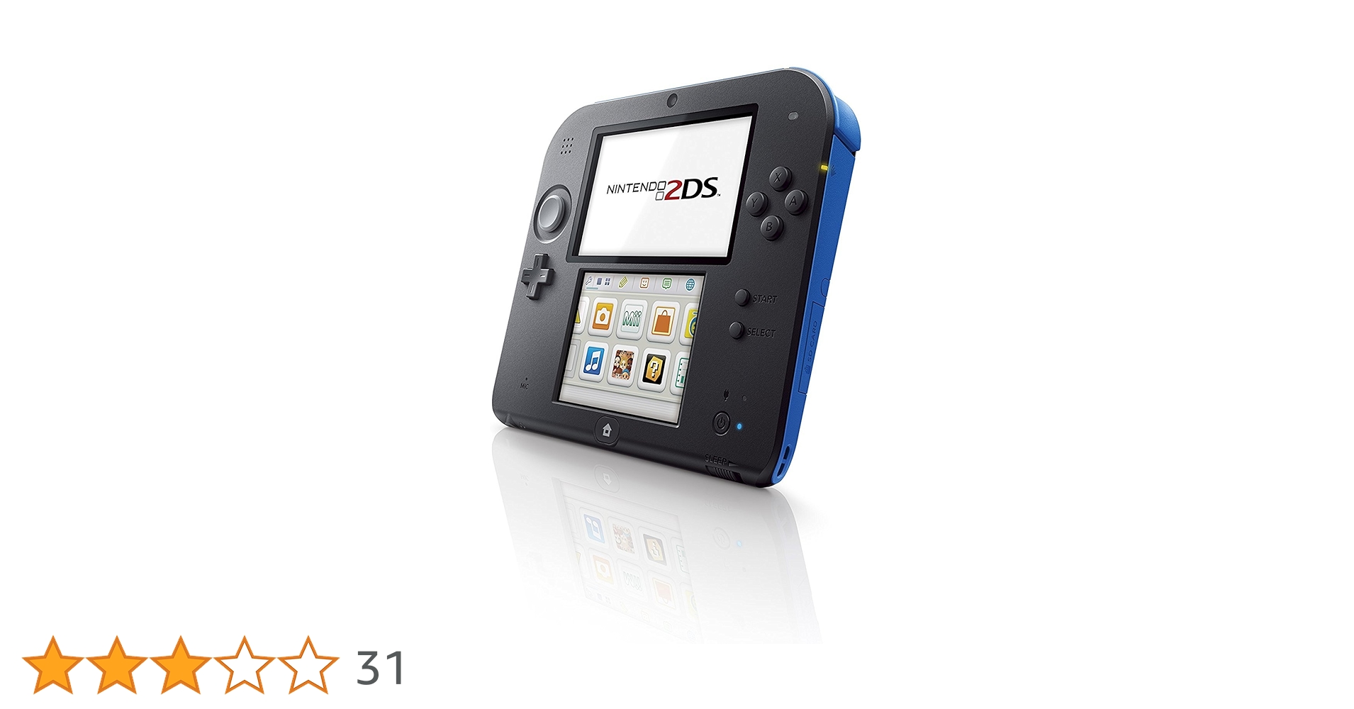 Nintendo 2DS Electric Blue system with wireless connectivity