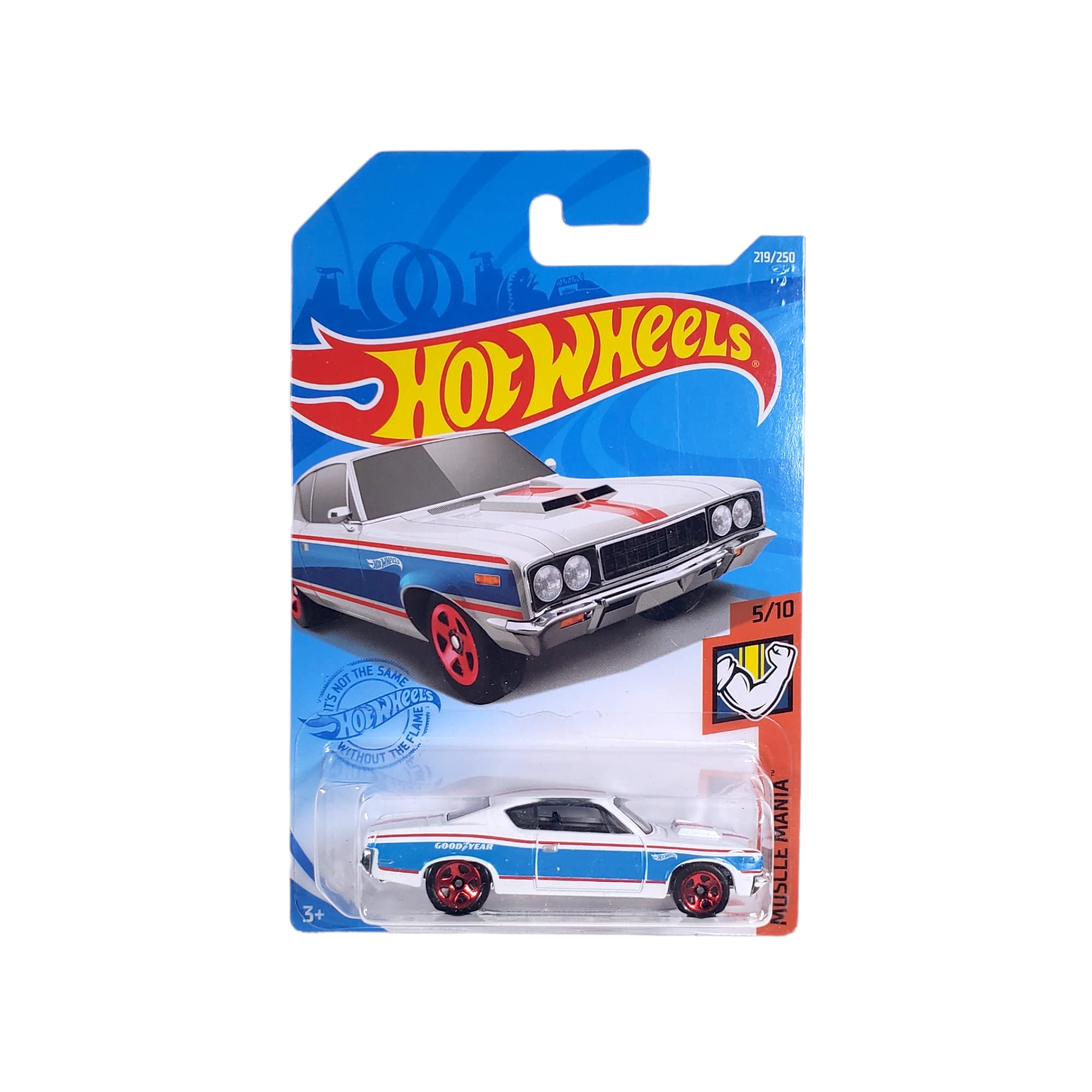 Amazon.com: Hot Wheels AMC Rebel Machine, [White/Blue] Muscle