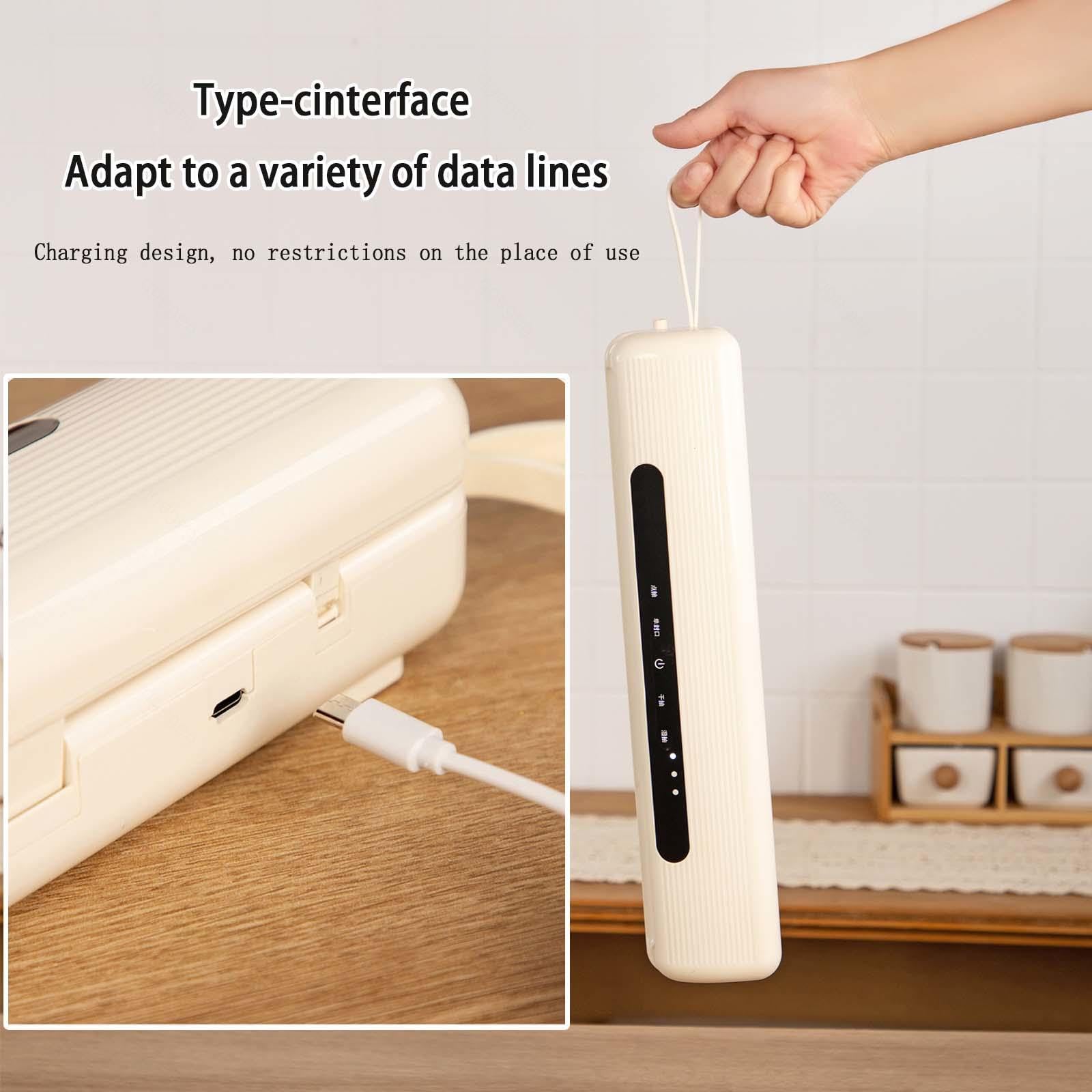 Sottovuoto Modalità a Secco e Umido, Macchina Sottovuoto per Alimenti 10 Sacchetti Sottovuoto Sottovuoto Alimenti Larghezza di sigillatura 30 cm,white