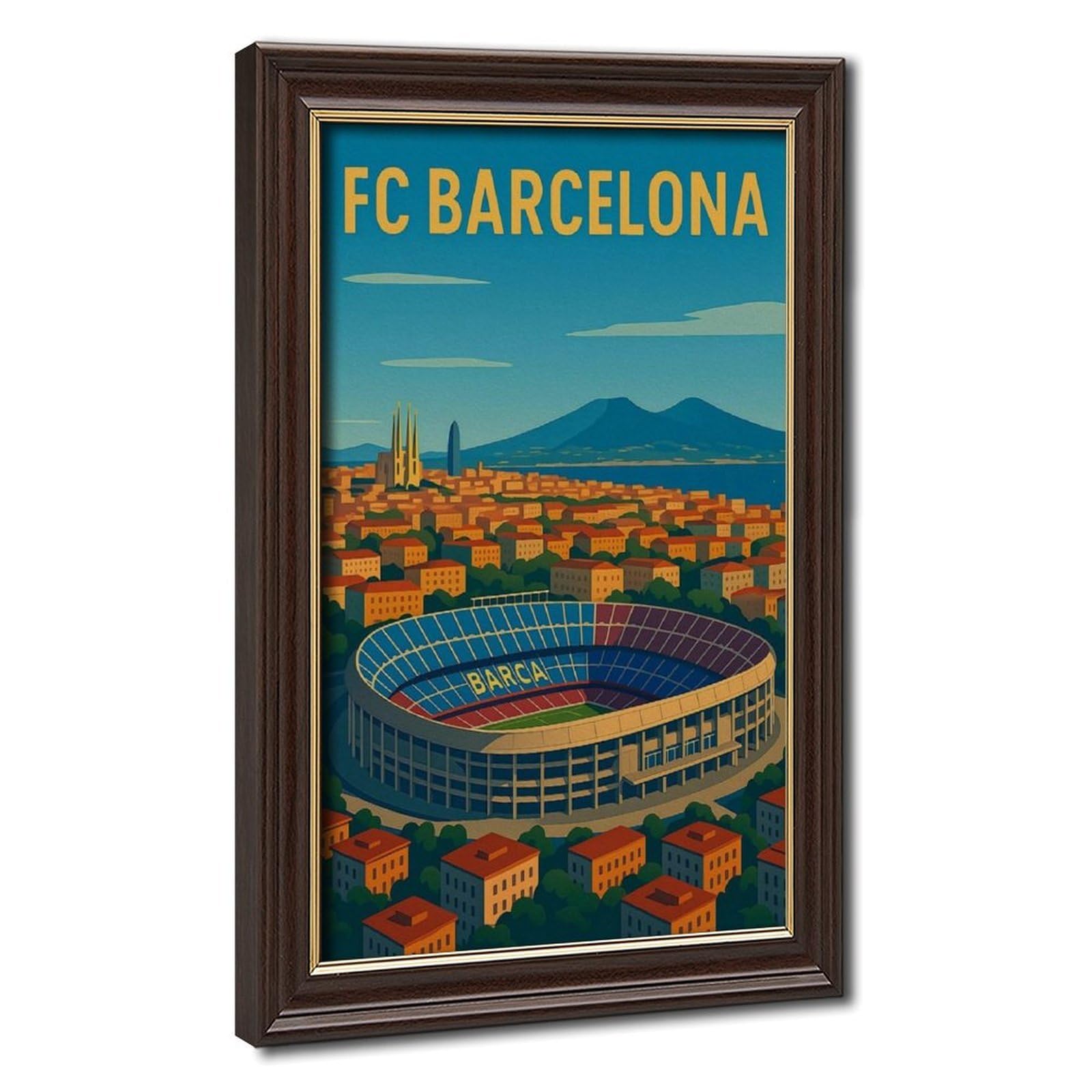 Bareronor Camp Nou Stadium Poster Canvas Poster for Office Decor Gift