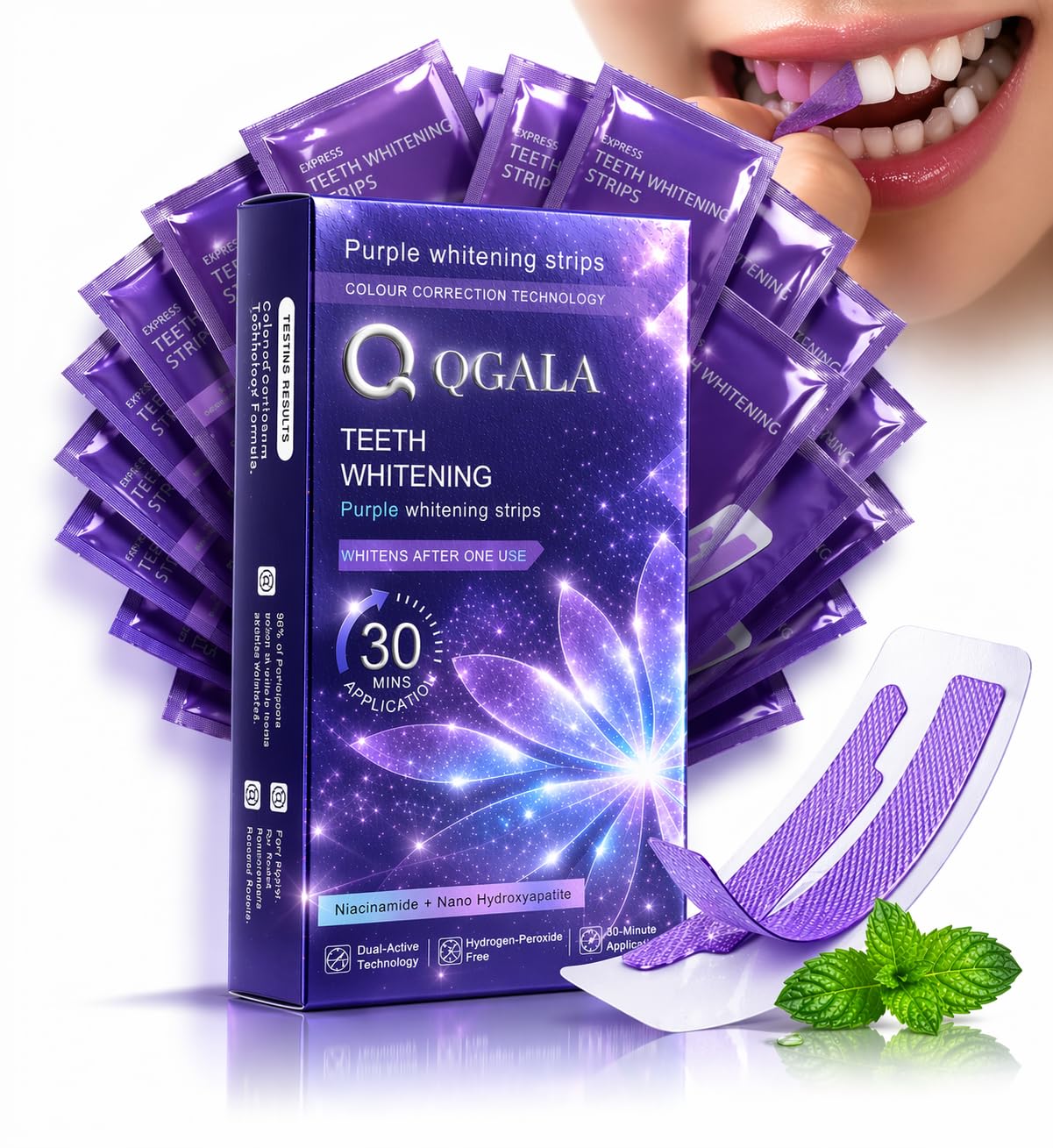 Qgala Purple Strips