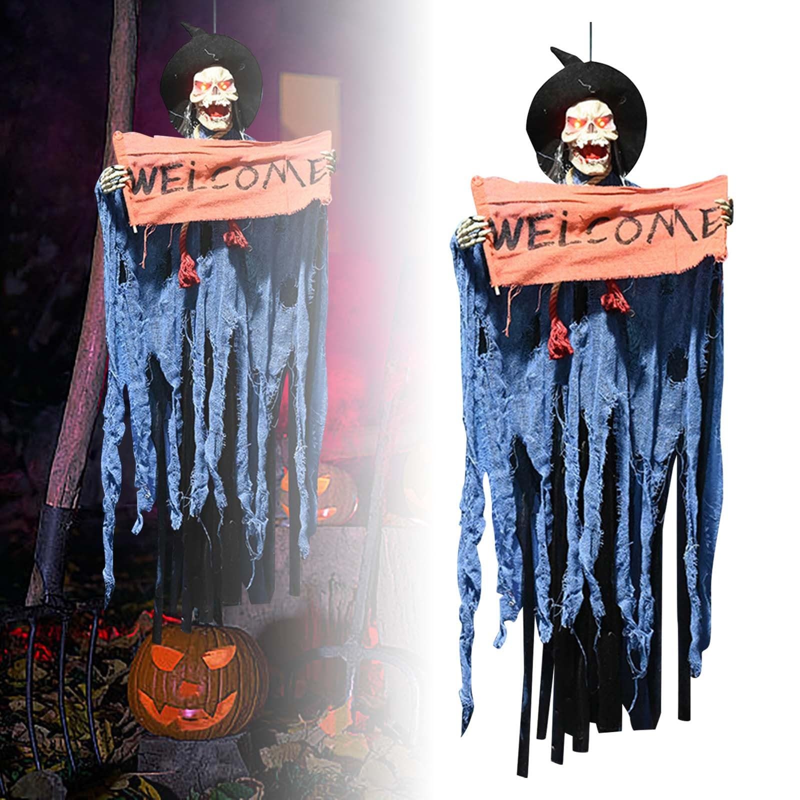 Le squisite decorazioni e gli oggetti di scena di Halloween hanno arricchito l'atmosfera misteriosa del festival, creando un'esperienza di Halloween unica! (A, 125x46cm)