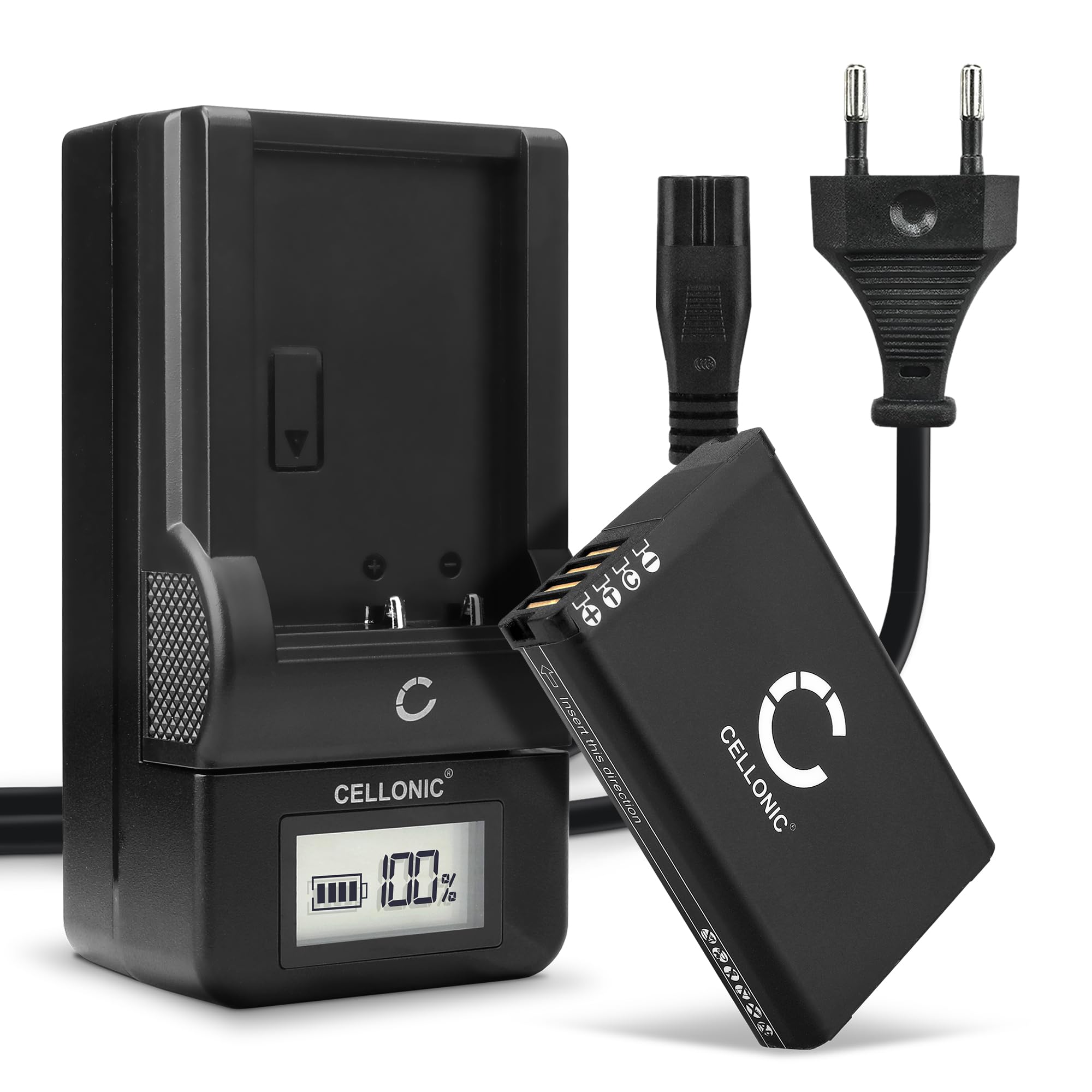 CELLONIC 1x Batteria per Navigatore GPS Compatibile con Garmin Alpha 100, Montana 600, Alpha 200, 010-11599-00 – (2200mAh, 3.7V) + Caricabatteria