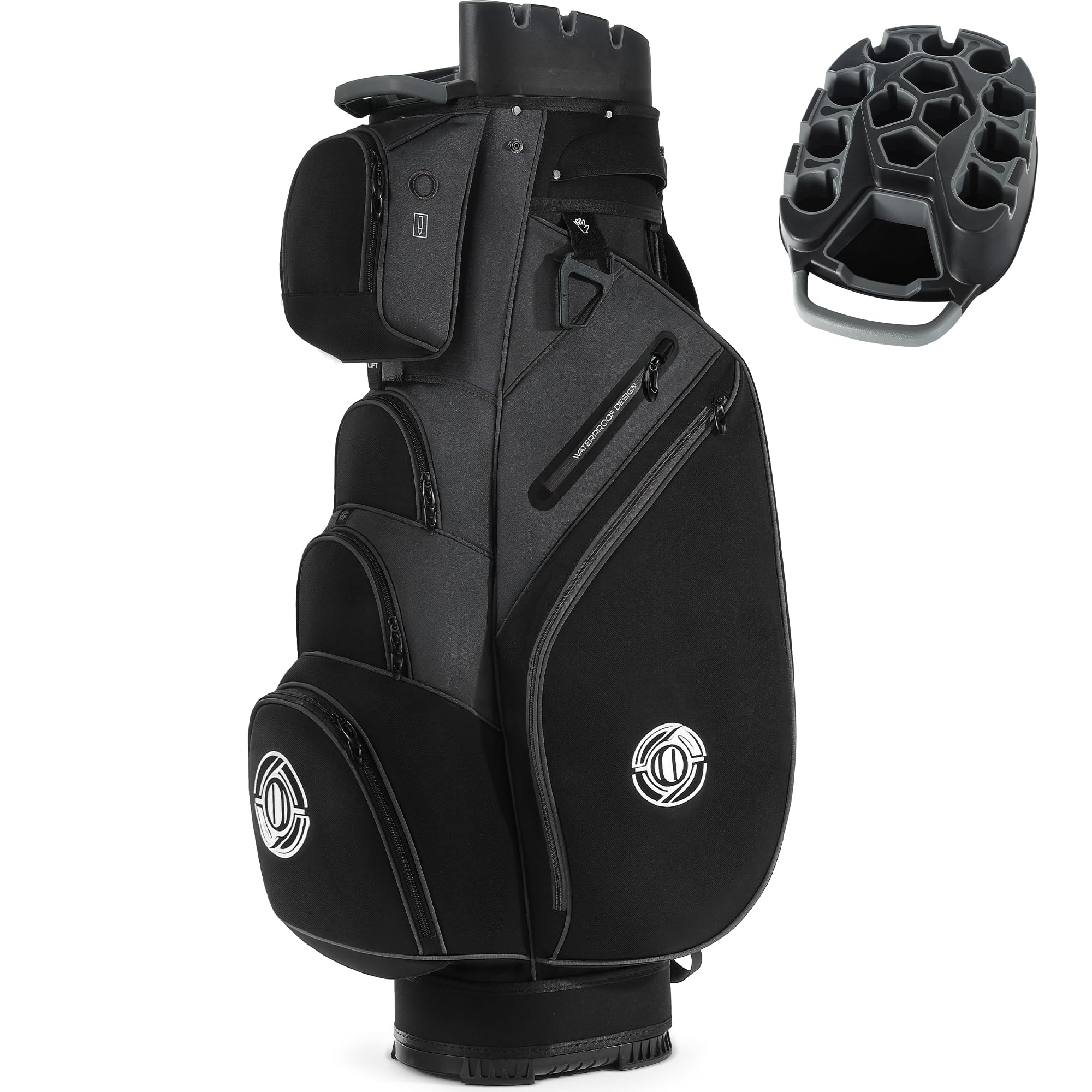 Shopsource 14-Way Lock Cart Bag