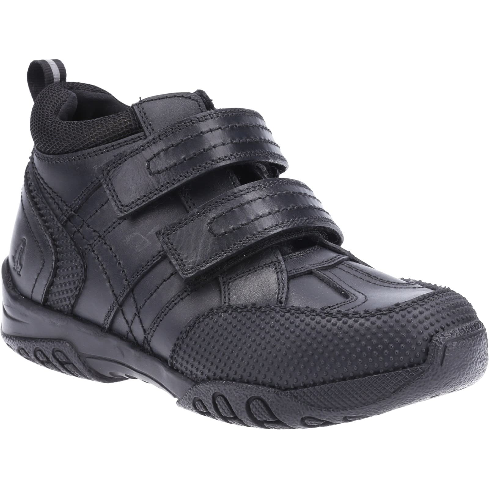 Hush Puppies Jezza Leather Kids Shoes | School Shoes  | Black  | UK Size 3