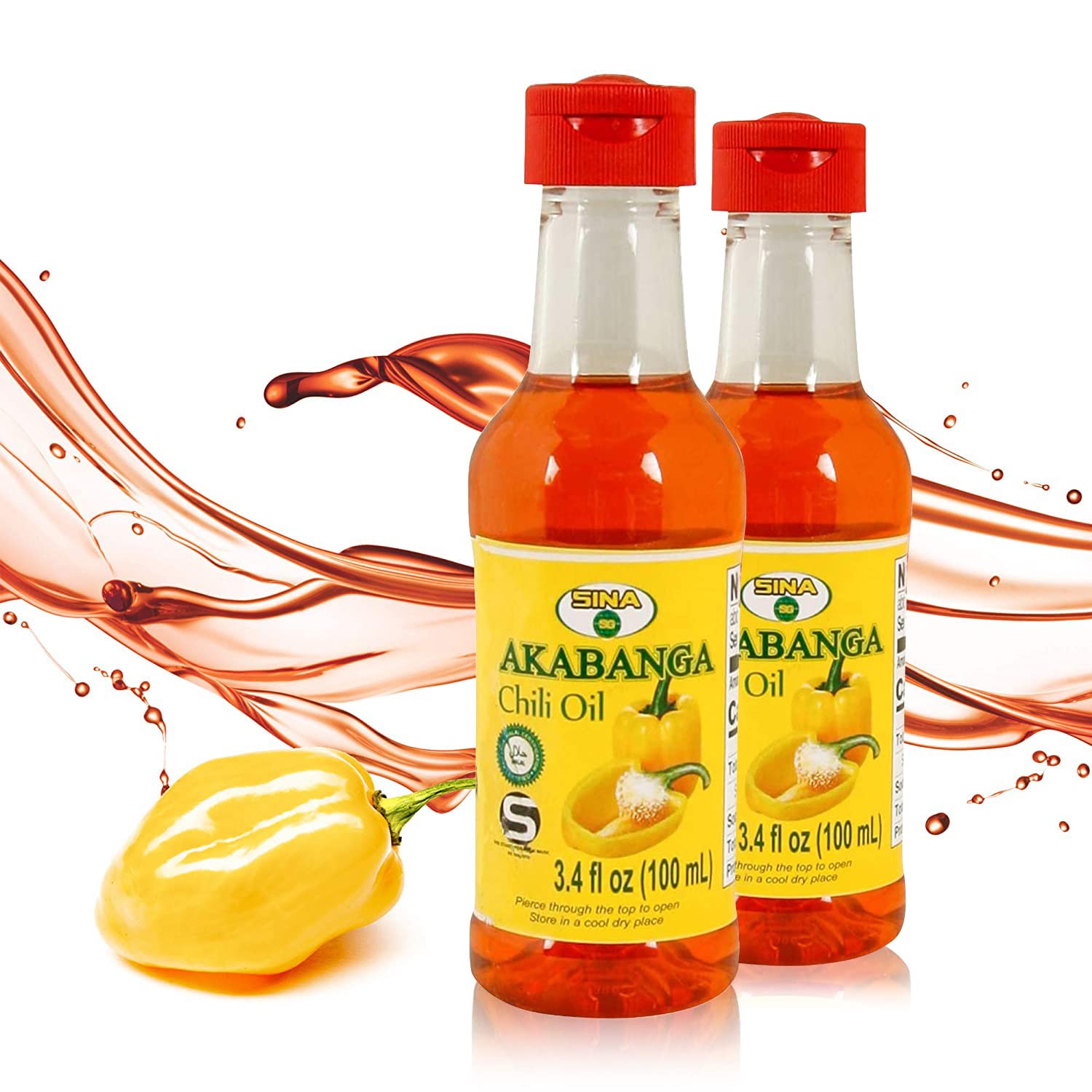 2 pack of Akabanga Extra Hot Chilli Sauce (spicy)