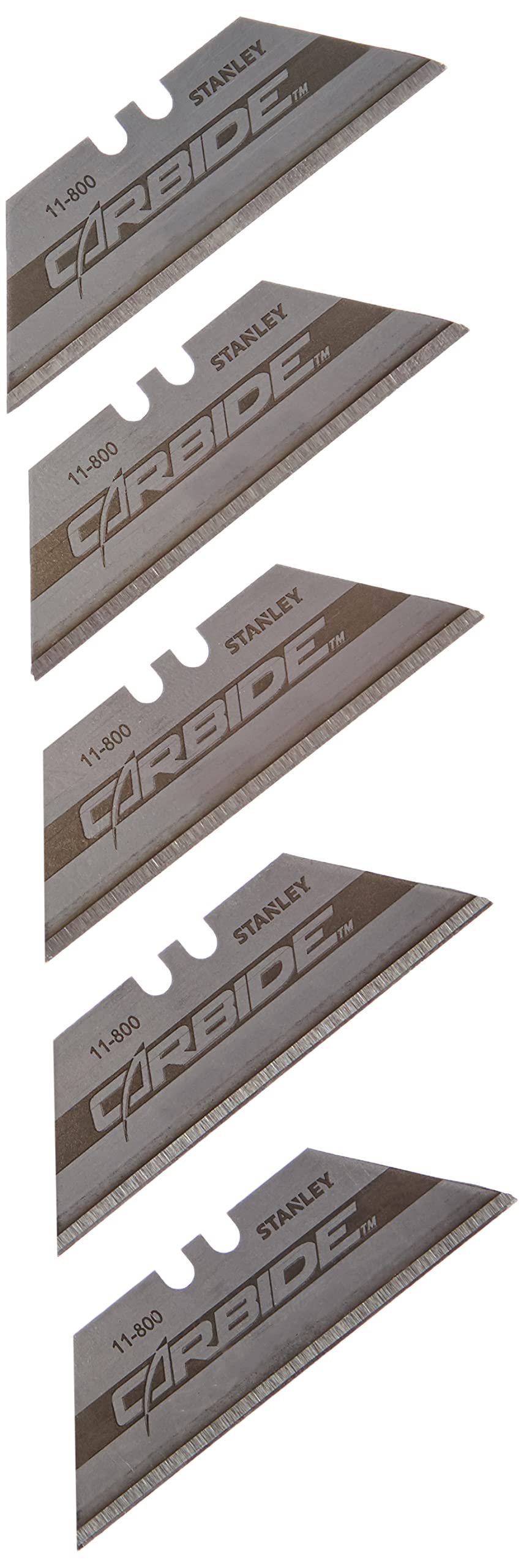 STANLEY 0-11-800 Lama a Trapezio al Carburo di Tungsteno, Set di 5pz