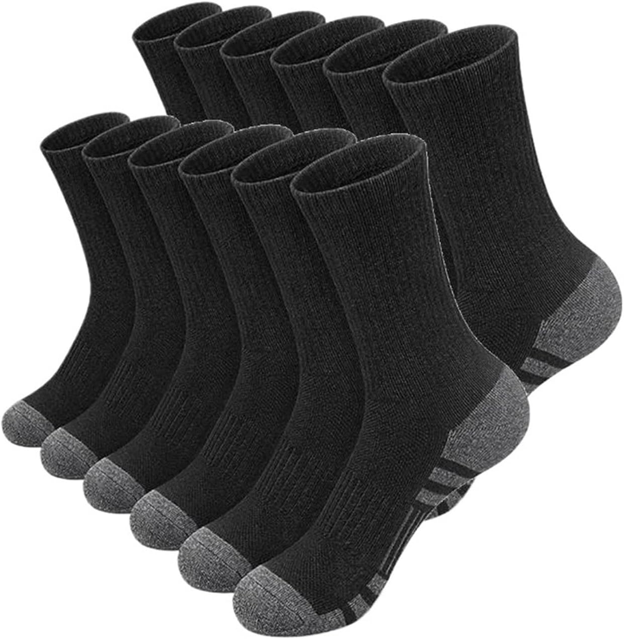 Socks Socks Women Men Mid Tube White Black Crew Running Hiking Women Men sports Sock 10 Pairs Soft Skin-friendly