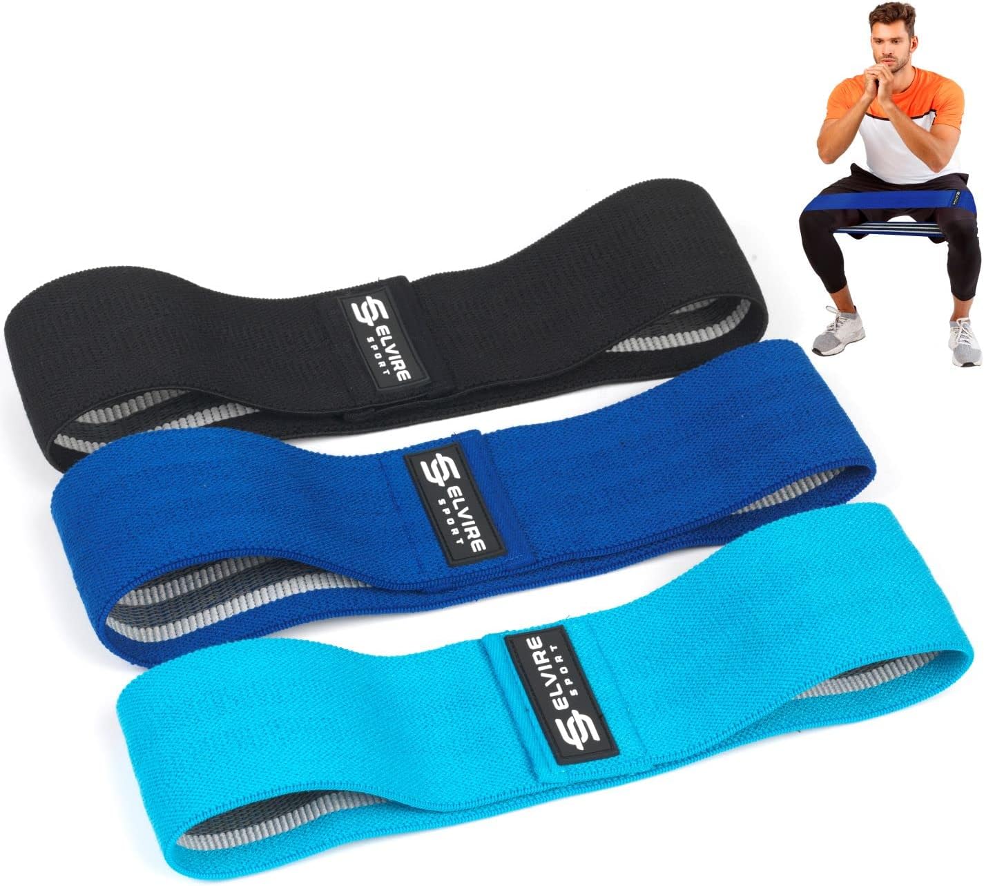 EIRE Fabric Resistance Bands for Working Out | Exercise Bands Resistance