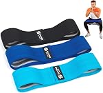Bandes de résistance, bandes de bottes (3 Pack), Ensemble de bandes de résistance de tissu pour femmes/hommes, bandes d'exercice pour les colles, les hanches et les jambes de fitness, idéal pour la maison, gym, entraînement et Sport