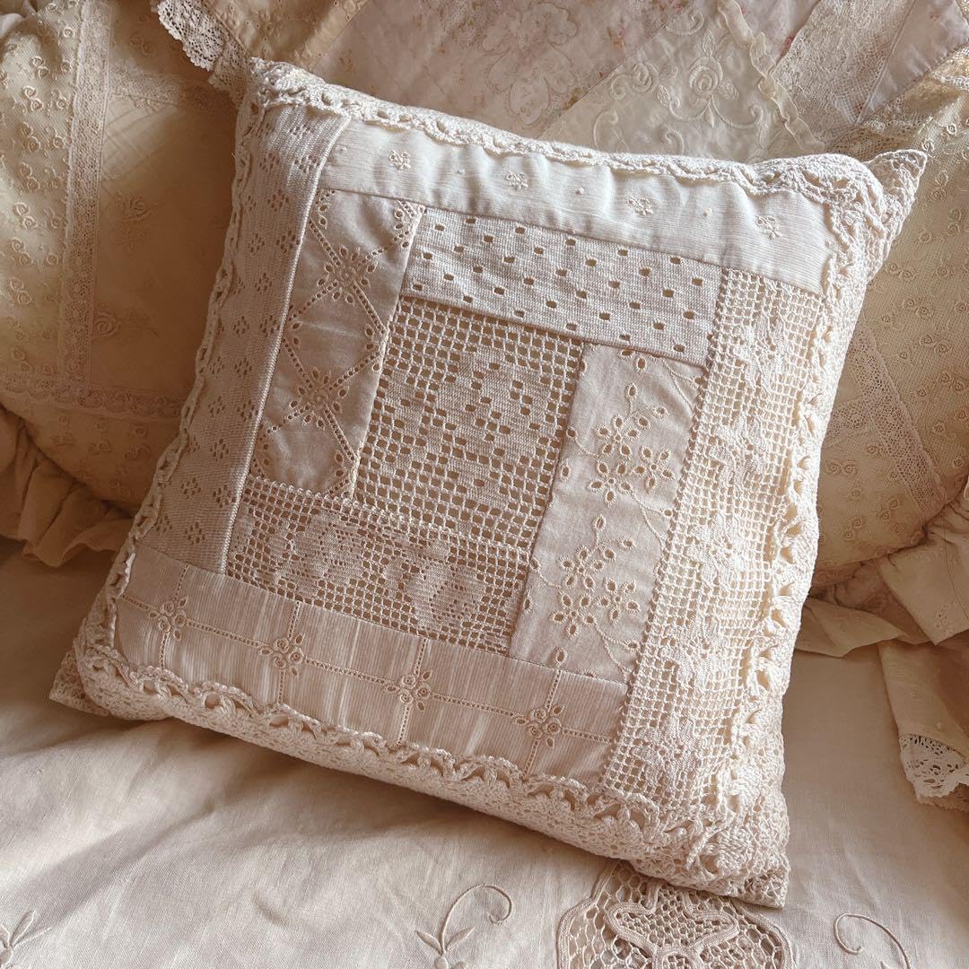 Amazon.co.jp: マリーの部屋アトリエルチアローズ薔薇クッションイマン  