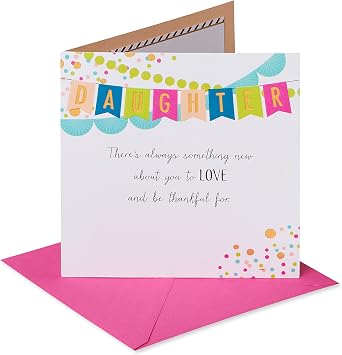 American Greetings Birthday Card for Daughter Thankful
