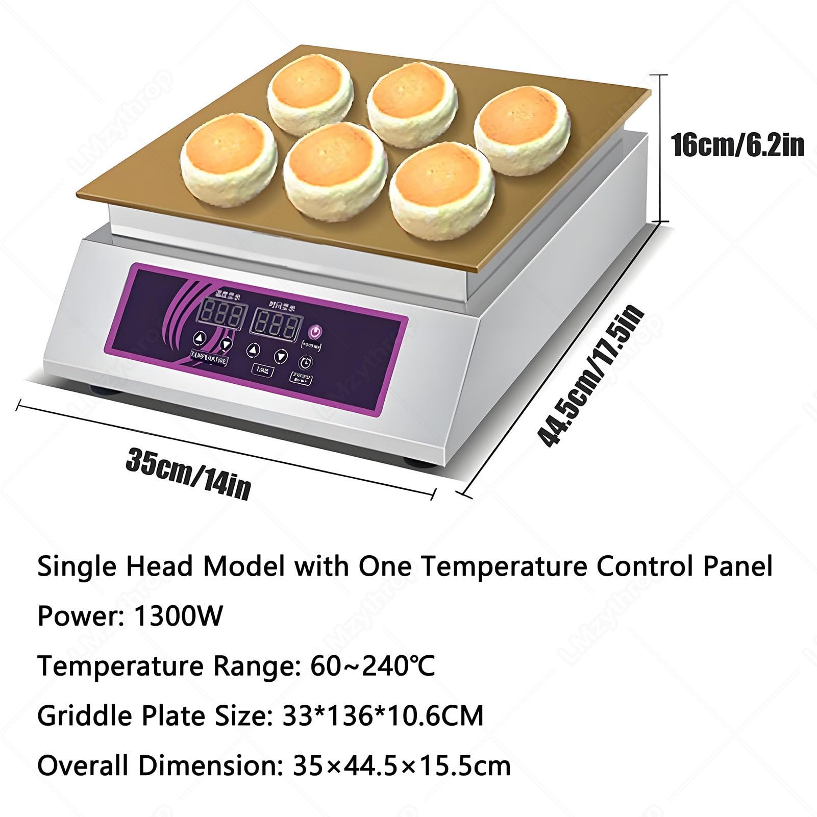 Máquina para Hacer Soufflé Japonés Y Dorayaki S361