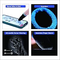 Vista 6 de GENDA PUBG Mobile Phone Finger Sleeves for Gaming Anti-Sweat Breathable Finger Sleeve for Gaming Thumb Sleeves Mobile Gaming Gamer Finger