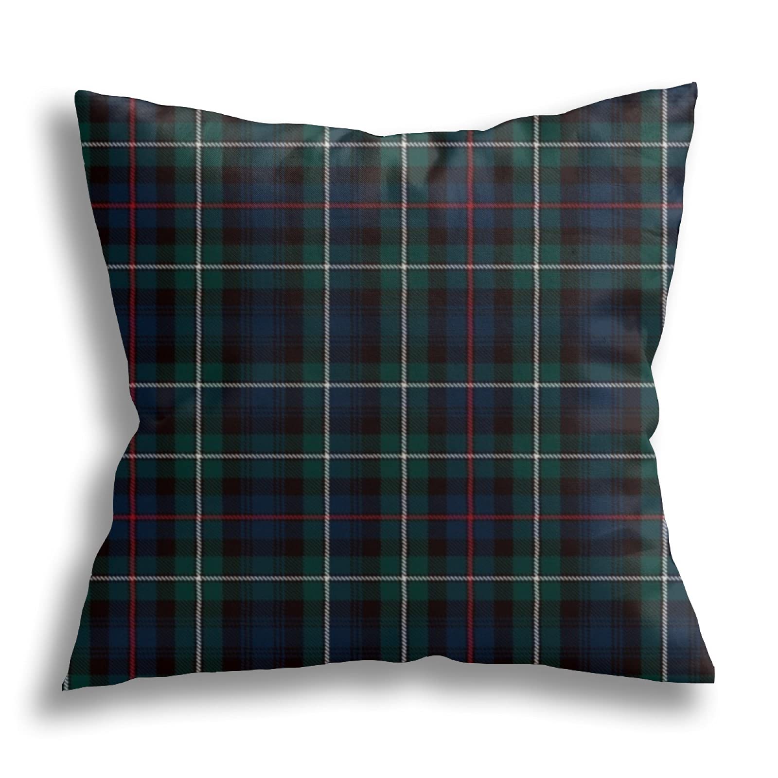 Cushion Cover Case 45x45cm, Mackenzie Tartan Plaid Pillow Case Home Decor Cushion Case Printed Sofa Cushion Cover, For Indoor, Outdoor