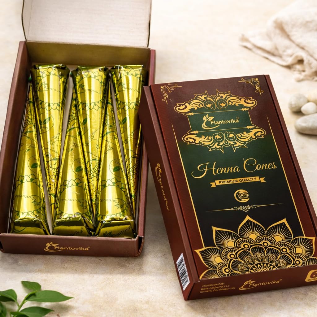 Amazon.com : Plantovika 100% Natural and Pure Henna Cone or tube