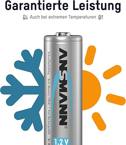 Miniatura 4 de Ansmann Max E Plus AA 2500 mAh Baterías recargables de baja autodescarga 4pk