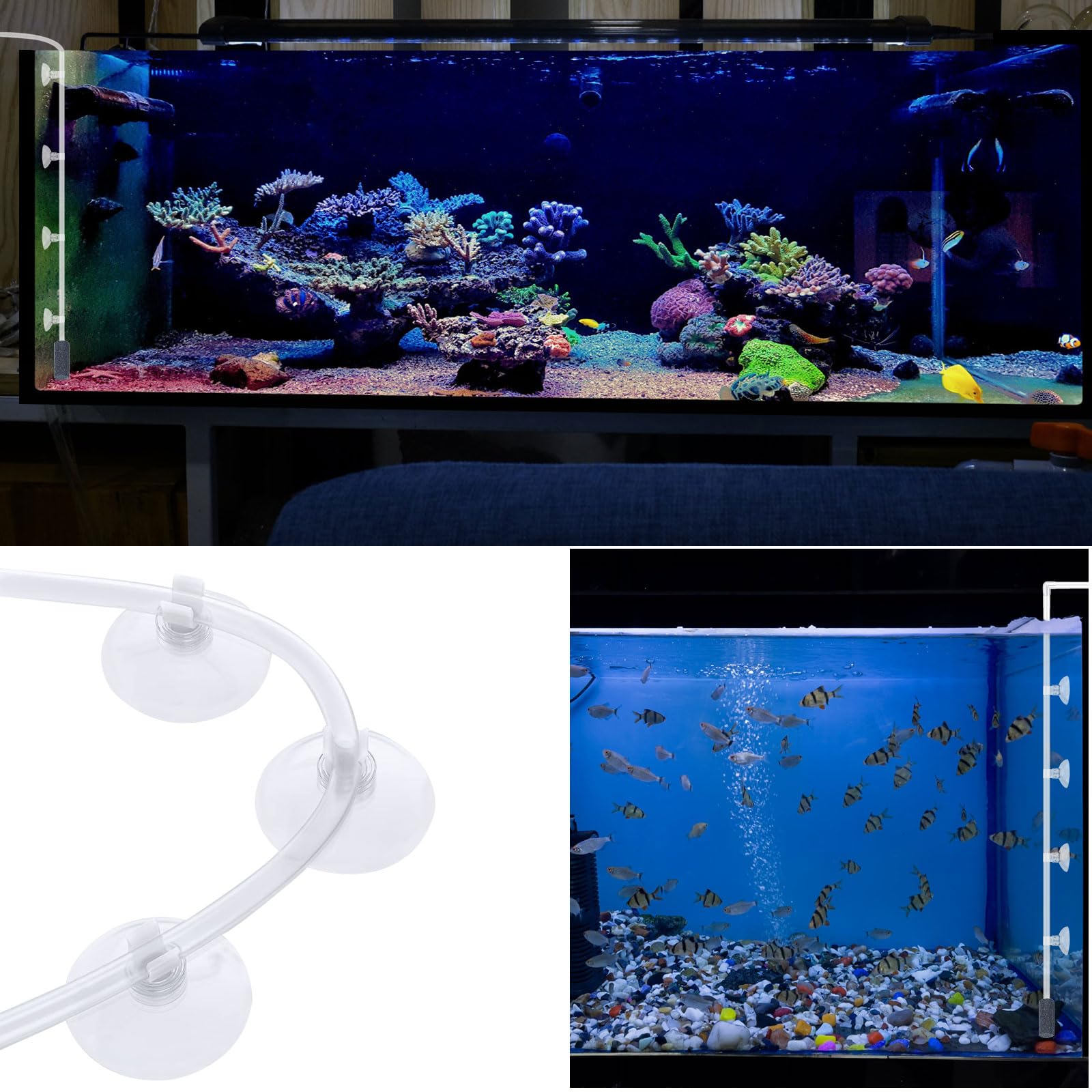 ADA アクアリウム用器具 エアチューブ付き Amazon | HCGNOXY 水槽用エアポンプアクセサリーセット水槽用