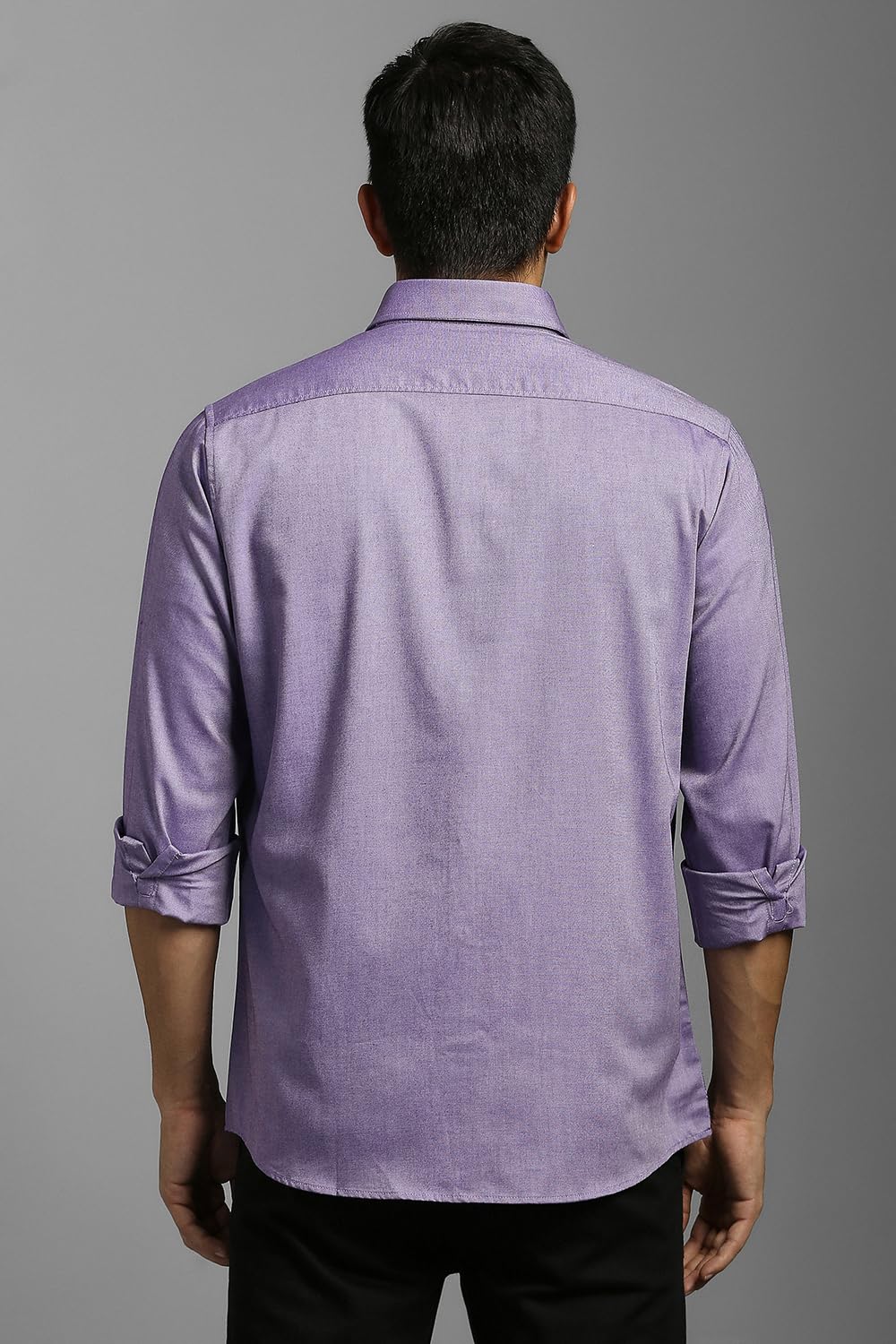 71OJsC5TblL._SL1500_ Louis Philippe Men's Slim Fit Signature Oxford Easy Care, Natural Stretch Full Sleeve Solid Casual Shirt, Cotton