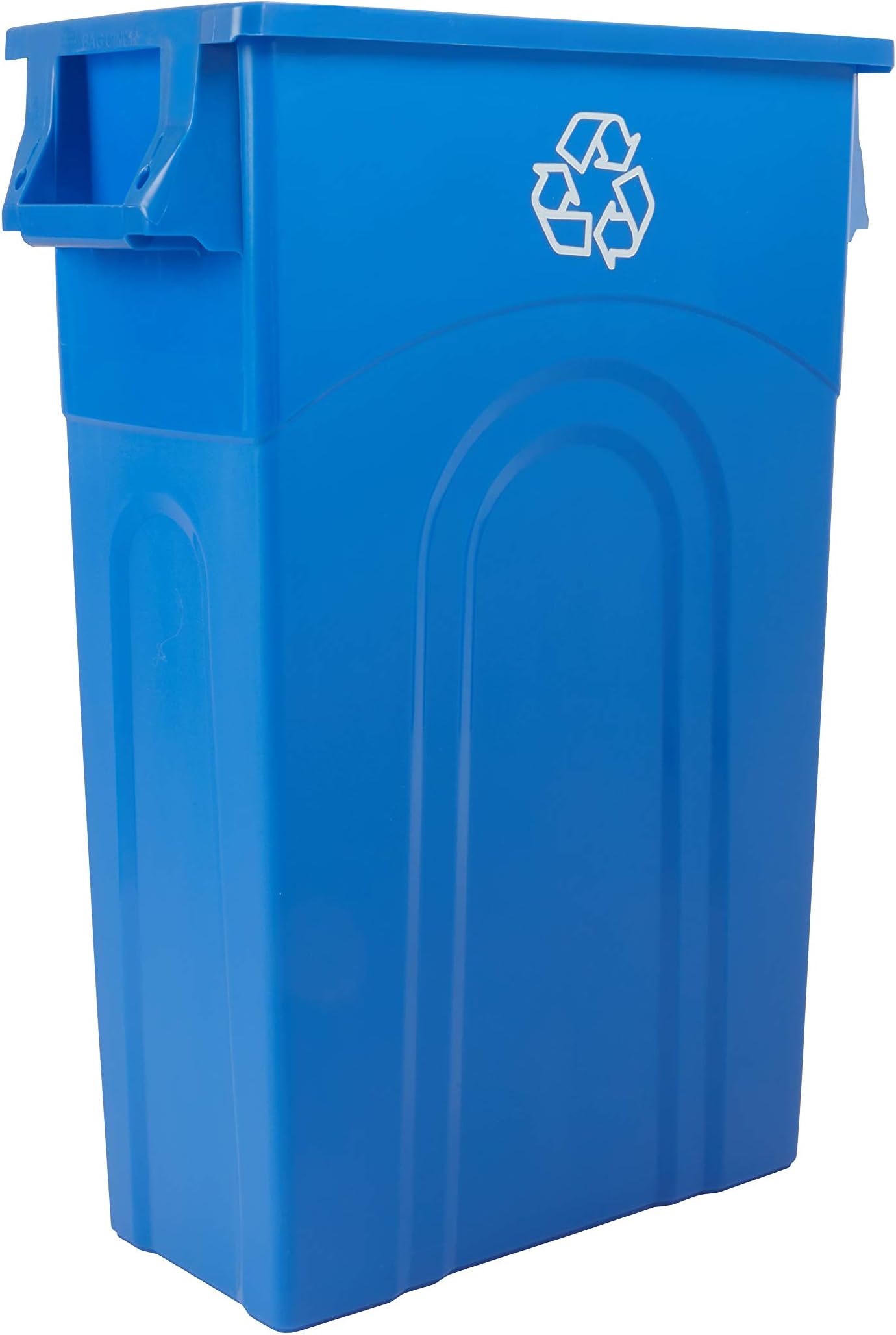 United Solutions TI0033 Highboy Recycling Container, 23 Gallon, 1-Pack, Blue