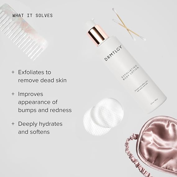 DRMTLGY Rough & Bumpy Skin Lotion | Exfoliating Body Moisturizer