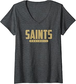 Womens Berks Catholic Saints Football V-Neck T-Shirt