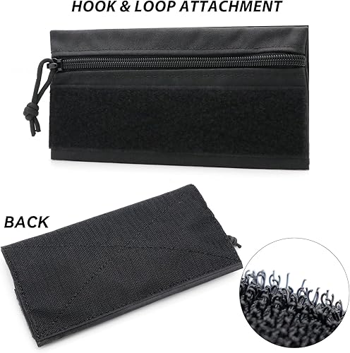 Miniatura 3 de Qavctw Bolsa táctica de administración con gancho y bucle bolsa de almacenamiento de herramientas bolsa de aperitivos bolsa de caramelo bolsas